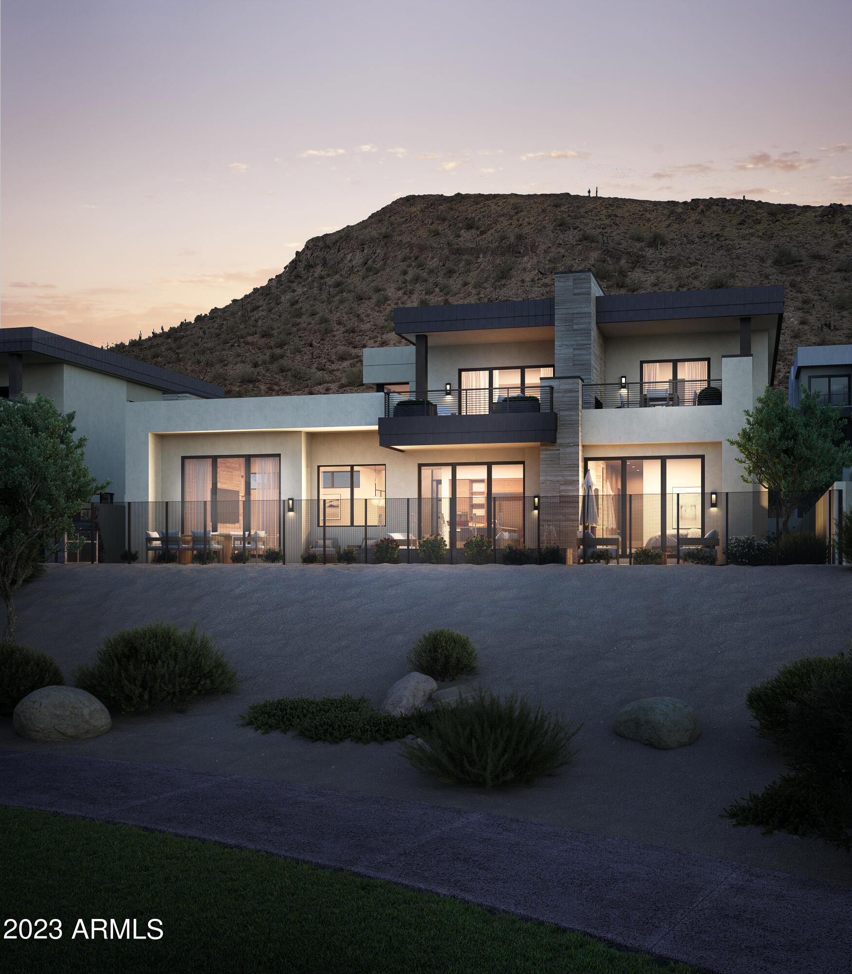 GORGEOUS BRAND NEW BUILD BY CULLUM HOMES IN THE EXCLUSIVE ASCENT AT THE PHOENICIAN - THE ESTATES.  THIS 2-STORY HOME FEATURES 4 BEDROOMS, 4.5 BATHROOMS AND A 3-CAR GARAGE. THIS FLOOR PLAN BOASTS TWO EN SUITE BEDROOMS, PRIVATE OFFICE, FORMAL DINING AREA, OPEN CONCEPT KITCHEN, ADDITIONAL POWDER ROOM AND THE GREAT ROOM AREA WITH POCKET DOORS THAT OPEN ALL THE WAY UP. SPACIOUS KITCHEN WITH ISLAND, EAT-AT BAR AND WALK-IN PANTRY. OWNER'S SUITE WITH WALK-IN CLOSET, DOUBLE SINK VANITY, SEPARATE TOILET ROOM, TUB AND WALK-IN SHOWER. ADDITIONAL BEDROOM ALL HAVE EN-SUITE BATH AND WALK-IN CLOSETS. LARGE LAUNDRY ROOM WITH EXTRA STORAGE. PRIVATE OFFICE WITH ITS OWN PATIO AREA. UPSTAIRS LOFT AREA AND AND A LARGE REAR DECK PROVIDING SOME GEORGEOUS VIEWS OF THE PHOENICIAN GOLF COURSE! PRIVATE ELEVATOR INCLUDED. THE COMMUNITY IS GUARD GATED FOR PRIVACY AND SECURITY. AT THE BASE OF CAMELBACK MOUNTAIN, YOUR PRIVATE POOL, FITNESS CENTER, AND SOCIAL SPACES OFFER AN INTIMATE GATHERING PLACE FOR WELLNESS, SOCIALIZING AND RELAXATION. RESIDENTS ARE OFFERED THE OPTION TO JOIN THE PHOENICIAN® AMENITY ACCESS PROGRAM - ACCESS AND DISCOUNTS TO THE NEW ATHLETIC CLUB, 38,000 SQUARE FOOT SPA, TENNIS FACILITY AND RESORT POOLS AT THE PHOENICIAN® RESORT.