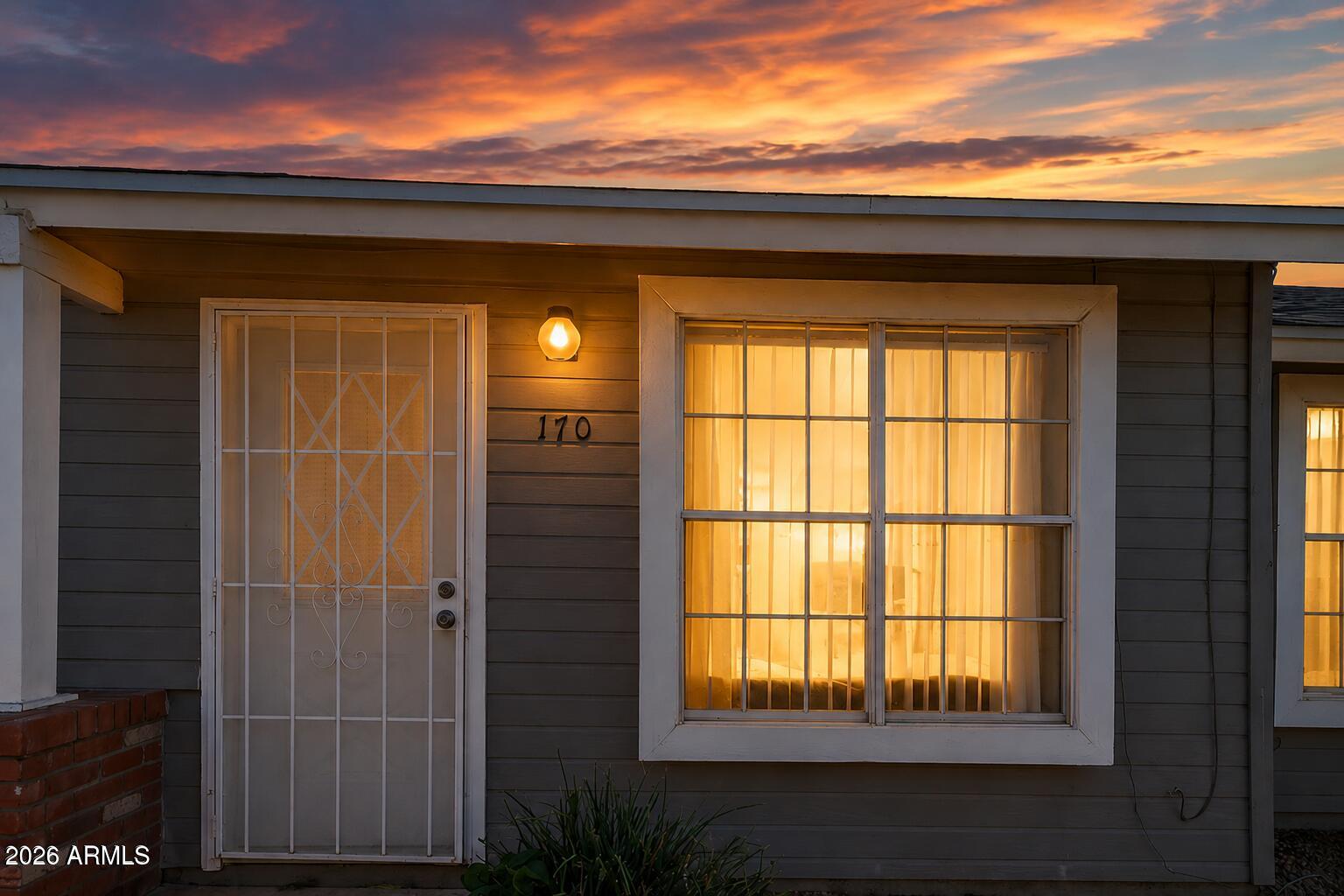 Don't miss this incredible opportunity to own at an attractive price point with endless potential! Whether you're a first-time buyer, investor, or looking to downsize, this charming 2-bedroom, 1-bath townhome offers comfort, style, and value. Inside, you'll find an inviting cottage-inspired design featuring vaulted ceilings, tile flooring, two-tone paint, and abundant natural light creating an open, welcoming feel. The kitchen offers white cabinetry, stainless steel appliances, a spacious peninsula, and pantry for added functionality. Enjoy your own private backyard space and a convenient location near GCU, freeway access, shopping, dining, and entertainment. Pre-foreclosure sale--an opportunity you won't want to miss!