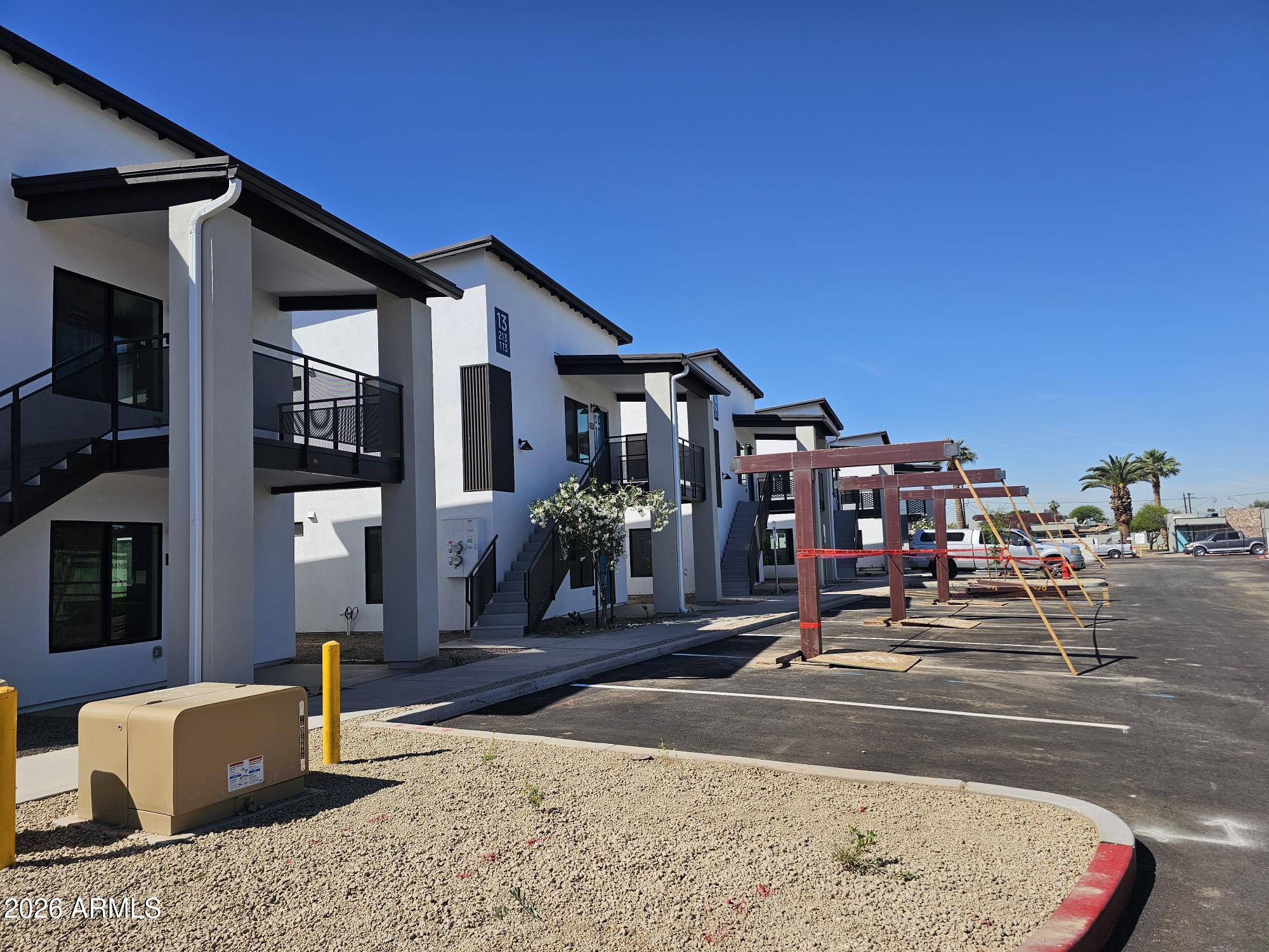 Rare opportunity to acquire a newly constructed prime multifamily investment property in the growing community of Glendale, AZ. Situated on 2.1 acres in the heart of the city, the property consists of 17 two-story duplex buildings totaling 34 rental apartment homes. Construction has recently been completed, and the community is currently in lease-up. Highlights include:
• Newly constructed multifamily community 
• 17 two-story duplex buildings with a total of 34 rental apartment homes 
• 22 two-bedroom, two-bath units averaging approximately 842 SF 
• 12 three-bedroom, two-bath units averaging approximately 1,040 SF 
• Situated on 2.1 acres 
• Separately metered utilities 
Buyer to independently verify all information, property data, specifications, and sq. ft. prior to close of esc