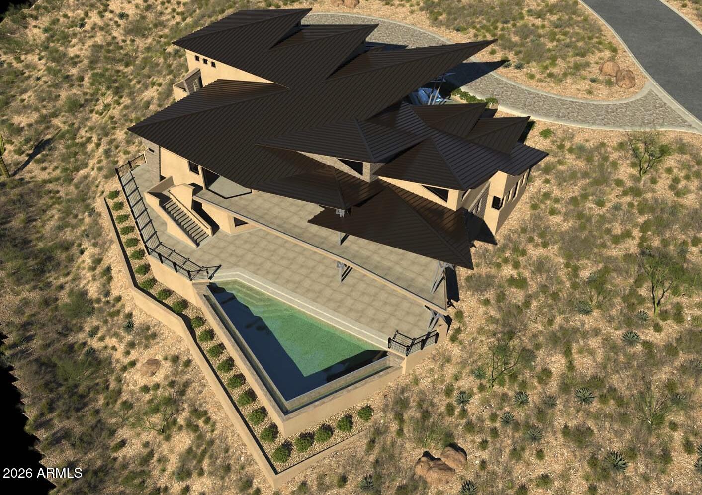 Perched high within the prestigious Eagles Nest gated community, this exceptional homesite offers a rare opportunity to build a custom luxury residence backing to the McDowell Mountain Preserve and surrounded by some of the most dramatic scenery in Fountain Hills. Positioned on a generous elevated lot, the property captures sweeping panoramic views of mountain ranges, city lights, and the Sonoran Desert in nearly every direction. Offering outstanding privacy, natural beauty, and serenity, the location remains just minutes from golf, dining, hiking, and Scottsdale conveniences. Existing site planning and conceptual home plans may help streamline the building process in one of Fountain Hills' premier luxury communities