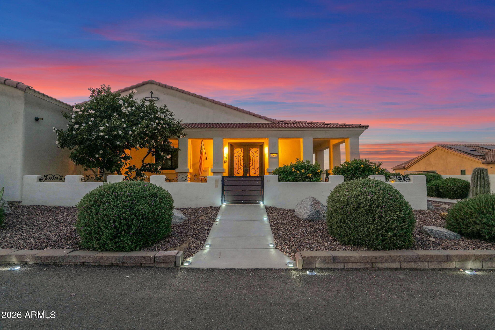 Check out this amazing Custom built and upgraded home located in beautiful Litchfield Park! Over $200k in upgrades including a gorgeous Chef's Kitchen that includes top of the line appliances and coffee bar, upgraded 400amp electrical service that includes an outlet for a welder and electric car charger as well as a separate 150amp subpanel for pool/hot tub and enough extra for a Casita or workshop, new paint new flooring throughout, complete remodel of all three bathrooms, new LED lighting throughout the home, new iron exterior doors, completely new backyard built for entertaining including a new pool, pet friendly turf, storage shed,  low maintenance landscaping, epoxy covered patio floor, misting system, electric blinds and the list goes on! This home is amazing!