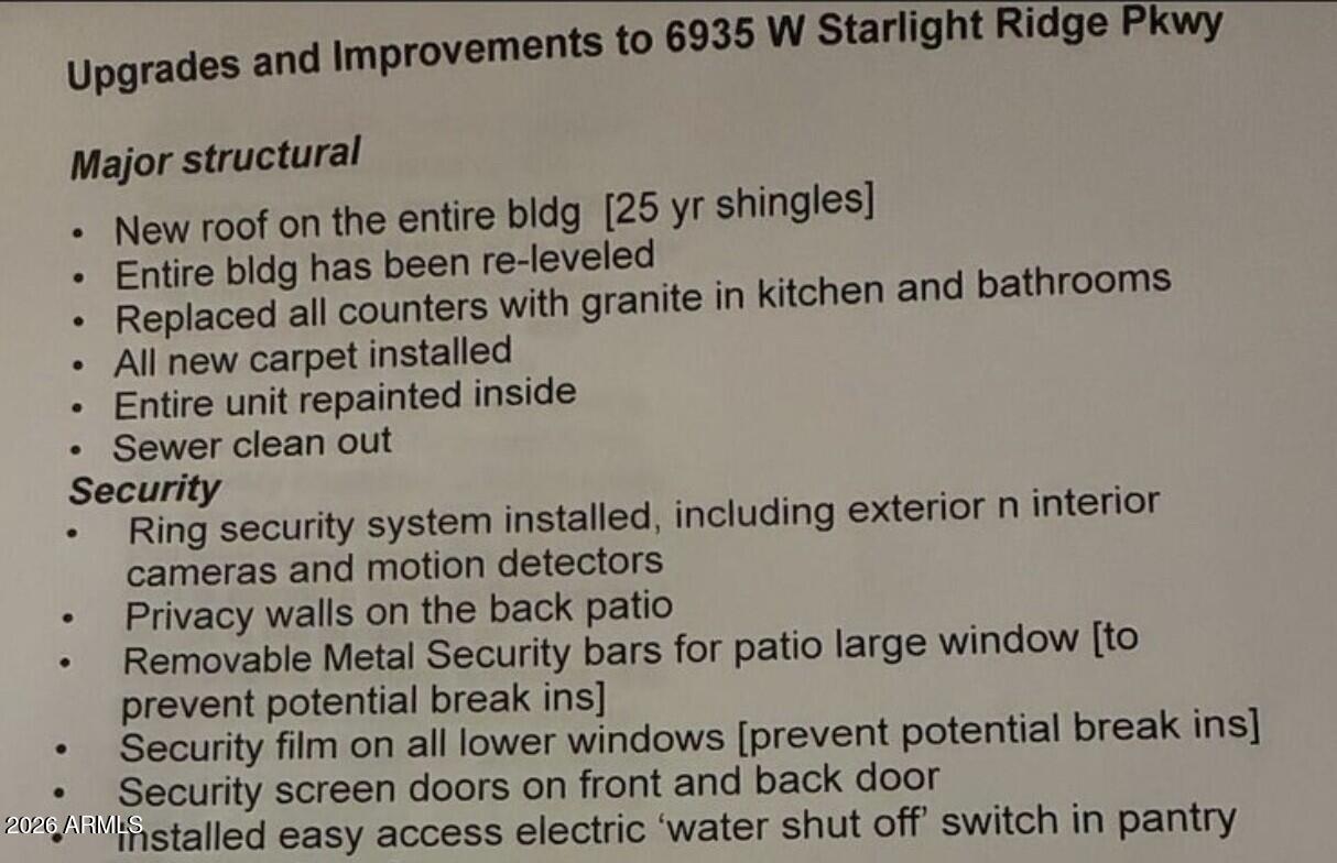 STARLIGHT RIDGE ESTATES TOWNHOUSES UNIT 1 - Residential