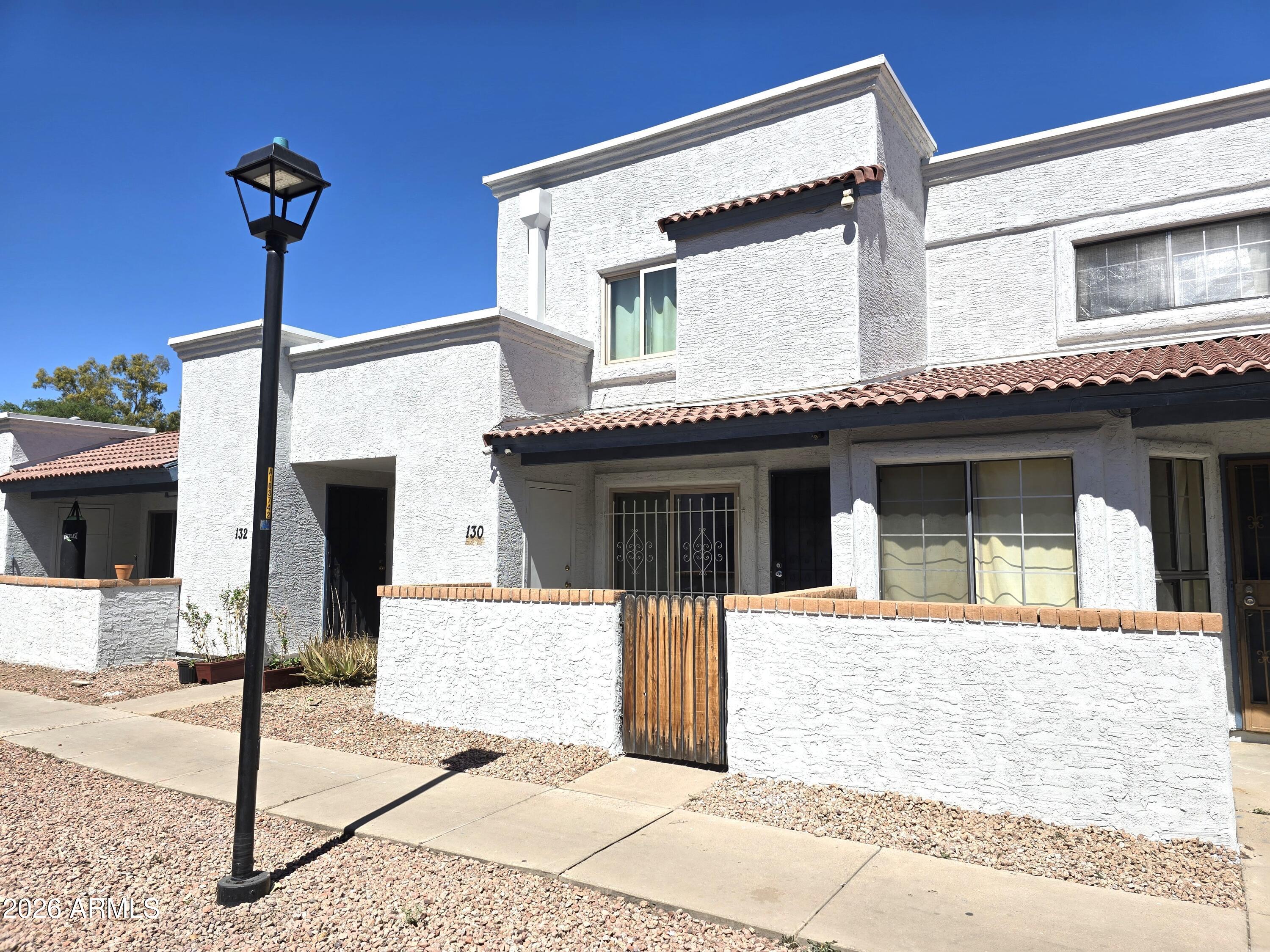 Welcome to this charming 1-bedroom, 1.5-bath condo in the Maryland Manor community in Glendale. New exterior paint, 828 sq ft of comfortable living space, this home is an excellent starter opportunity or low-maintenance retreat. Inside, you'll find a spacious living area, generously sized bedroom with 2 walk-in closets, a full bathroom with large walk-in shower, and a convenient half bath on the main level. Key upgrades include a 2020 HVAC system, new dual pane windows, newer kitchen appliances (2022), and electric water heater (2022)--providing peace of mind and energy-efficient comfort. Enjoy a bright and functional kitchen, ample storage with kitchen pantry and walk-in closet nearby, and a layout that feels open and inviting.