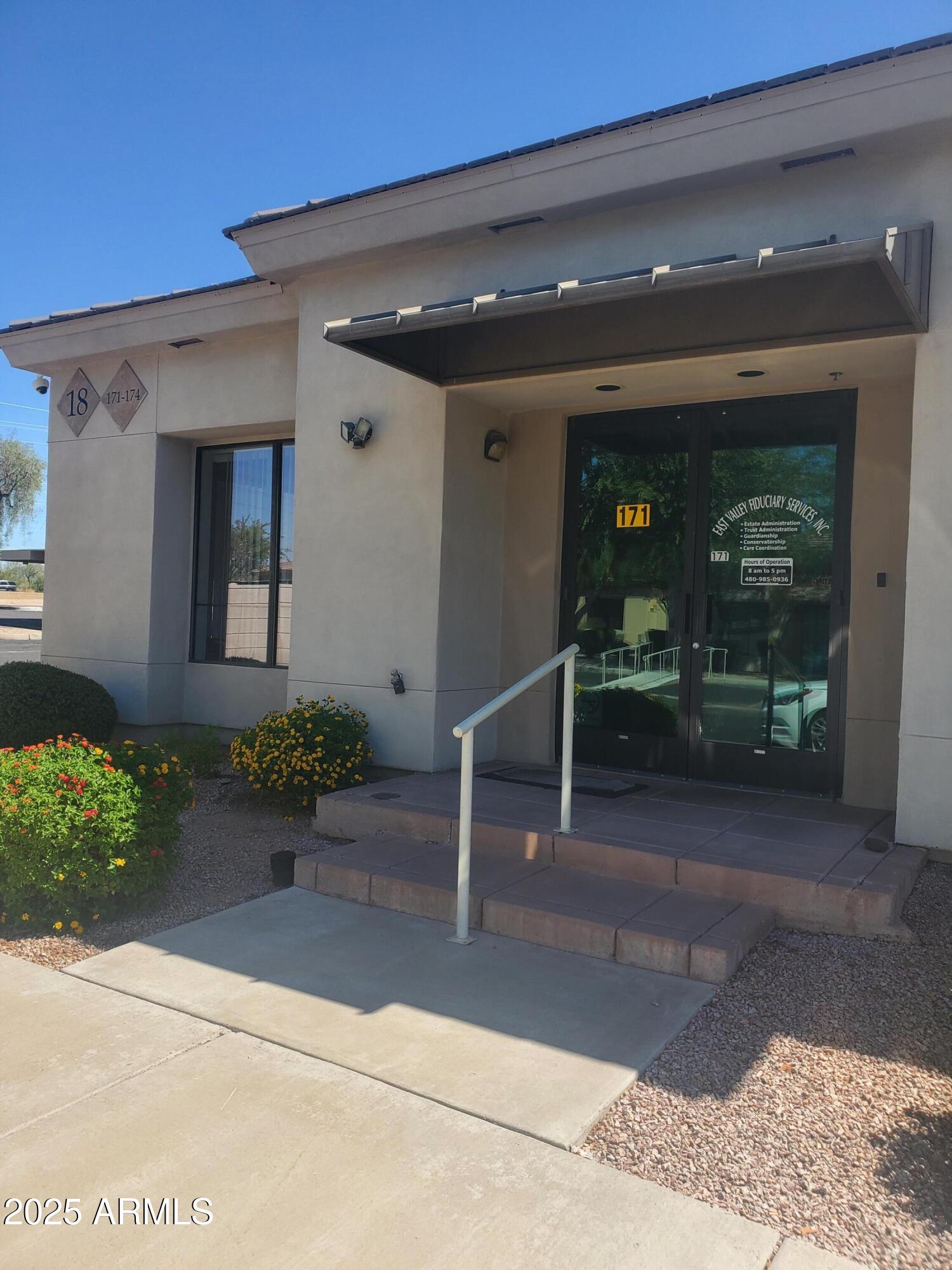 Already has a tenant in place yielding about 7% cap rate.  Reception area, kitchen and 6 offices on West side of building.  Reception area and 5 offices on East side of building and phone server equipment.  Men's and Women's bathrooms between East and West sides.