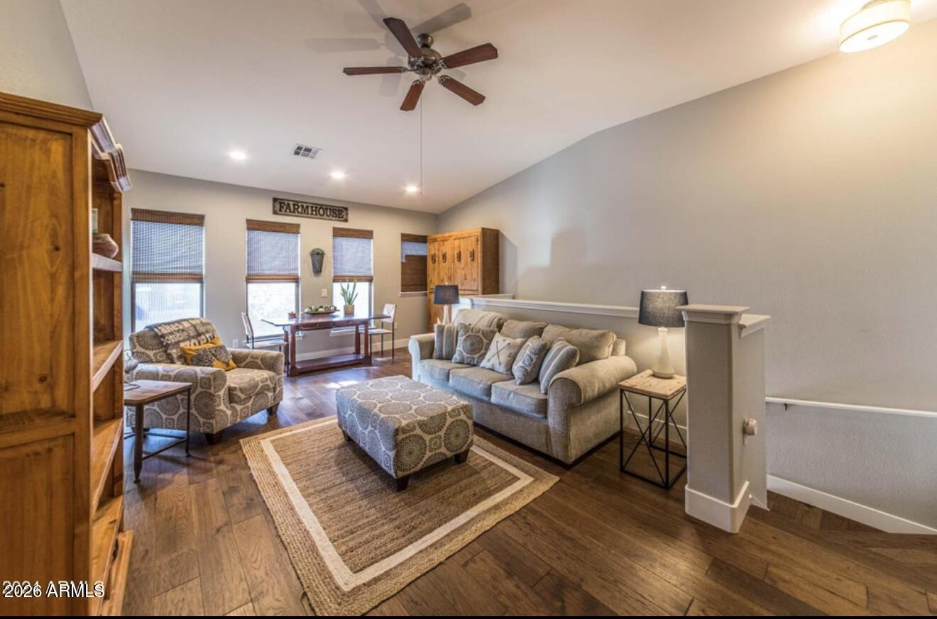 Remodeled 1-bedroom, 1-large bathroom condo in resort style Renaissance Village.  Kitchen has white granite countertops , a farm sink with black appliances.  Kitchen comes with dishes and accessories so you're ready to go.  Countertop is one level for eat in meals.  Bar stools are included. Unit has all new floors and that includes the stairs going up to the main floor.  Open floor plan that includes living room furniture and built in Murphy bed. The remodeled bathroom really freshens up the unit.  Office area for computer and printer next to large bedroom with walk in closet. Bedroom has large slider that opens to patio that faces East so you will have morning sun.  Community amenities offer a heated pool and spa, fitness center and clubhouse. Beautiful maintained common areas with bbq's.