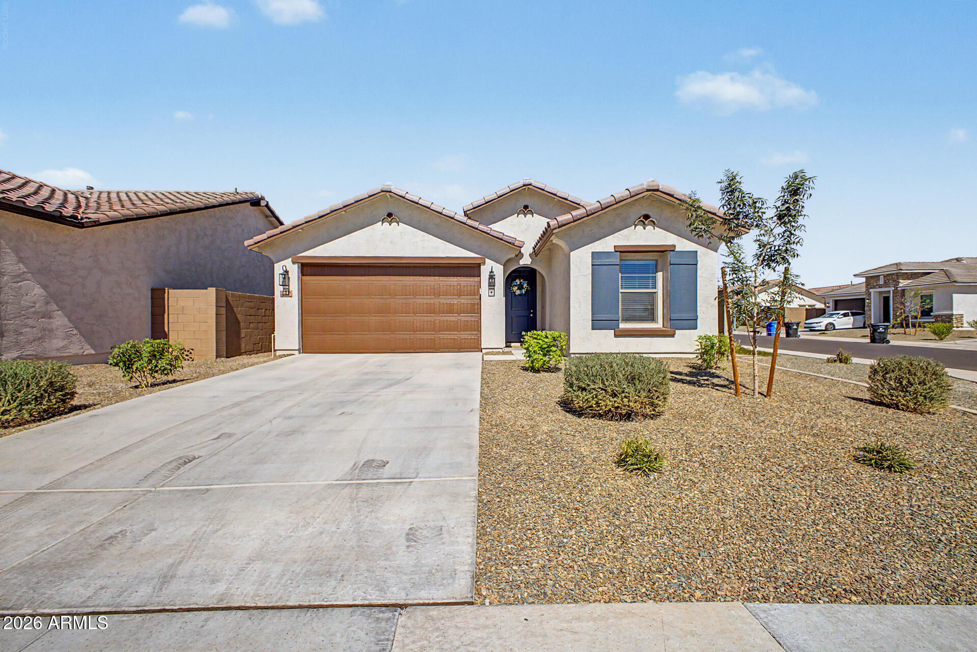 Exceptional opportunity to assume the seller's existing FHA loan! Current interest rate of 3.99% through 7/31/2027, then 4.99% thereafter (subject to lender approval and buyer qualification). Better than new, this pristine corner-lot home showcases stunning mountain views, fresh interior paint, and a light, bright open floor plan. The spacious great room flows seamlessly into the beautifully appointed kitchen featuring white shaker cabinetry, pantry, quartz countertops, stainless steel appliances, and ample counter space. Offering 4 generously sized bedrooms, including a spacious primary suite with a large walk-in closet, this home provides comfort and functionality throughout. Complete with a 2-car garage and exceptional curb appeal, this move-in-ready and waiting for you to call it home.