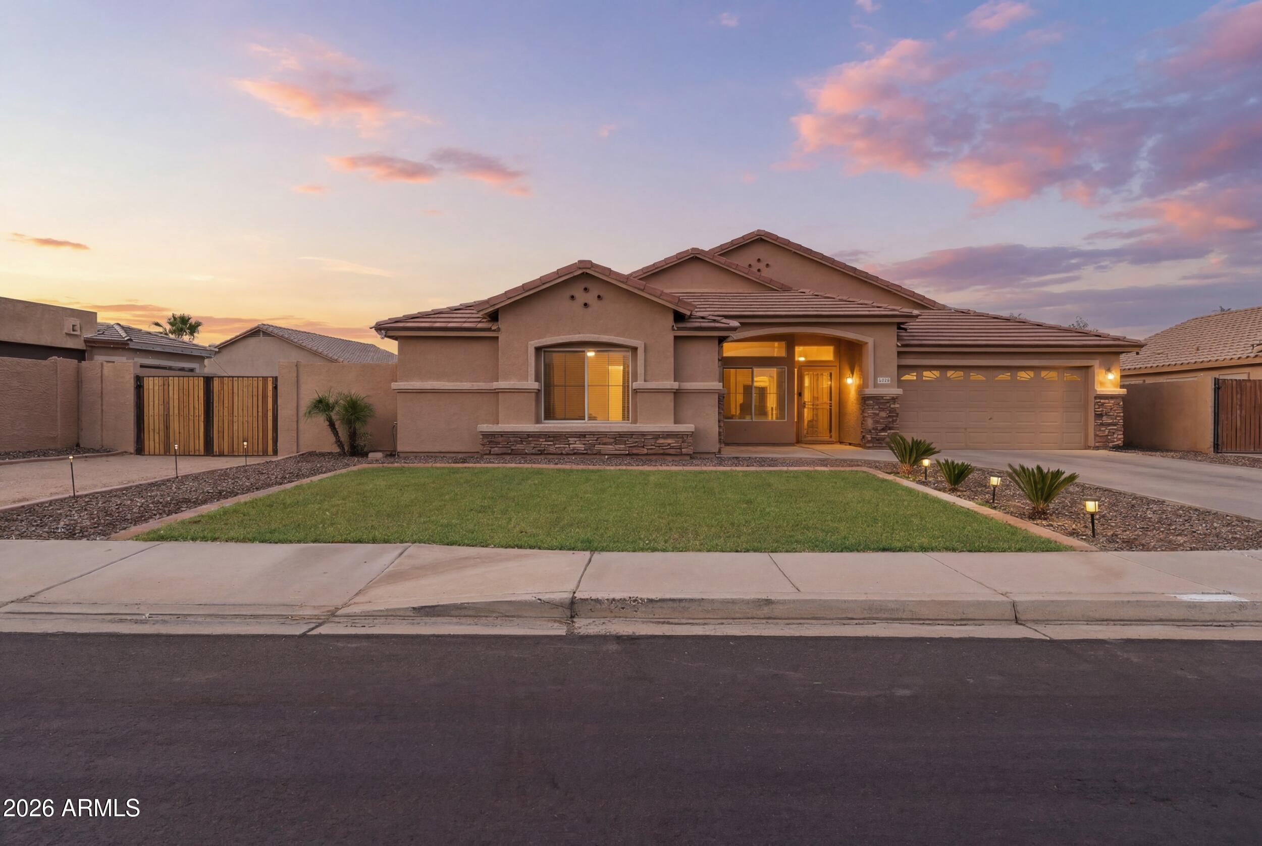This FANTASTIC HOME on an OVESIZED LOT is ready for you to create your own memories*You have a FLEX front room, LARGE GATHERING ROOM with soaring ceilings and abundant light*UPDATE KITCHEN has white cabinets, UPGRADED APPLIANCES, breakfast bar, farmhouse sink, and walk-in-pantry*Your OWNER SUITE is SPLIT, has access to back yard, and you have walk in closet*Having newer AIR CONDITIONING UNITS (2023) and ROOF UNDERLAYMENT (2023) offers PEACE OF MIND*Convenient 3-CAR garage and RV GATE with room to store your toys*Your backyard is ready for GREAT TIMES with natural grass, your covered patio and extended concrete for entertaining*You will love being located CLOSE to SHOPPING, SCHOOLS, FREEWAYS, and DINING*Come by and see why you will want to call this place ''HOME''