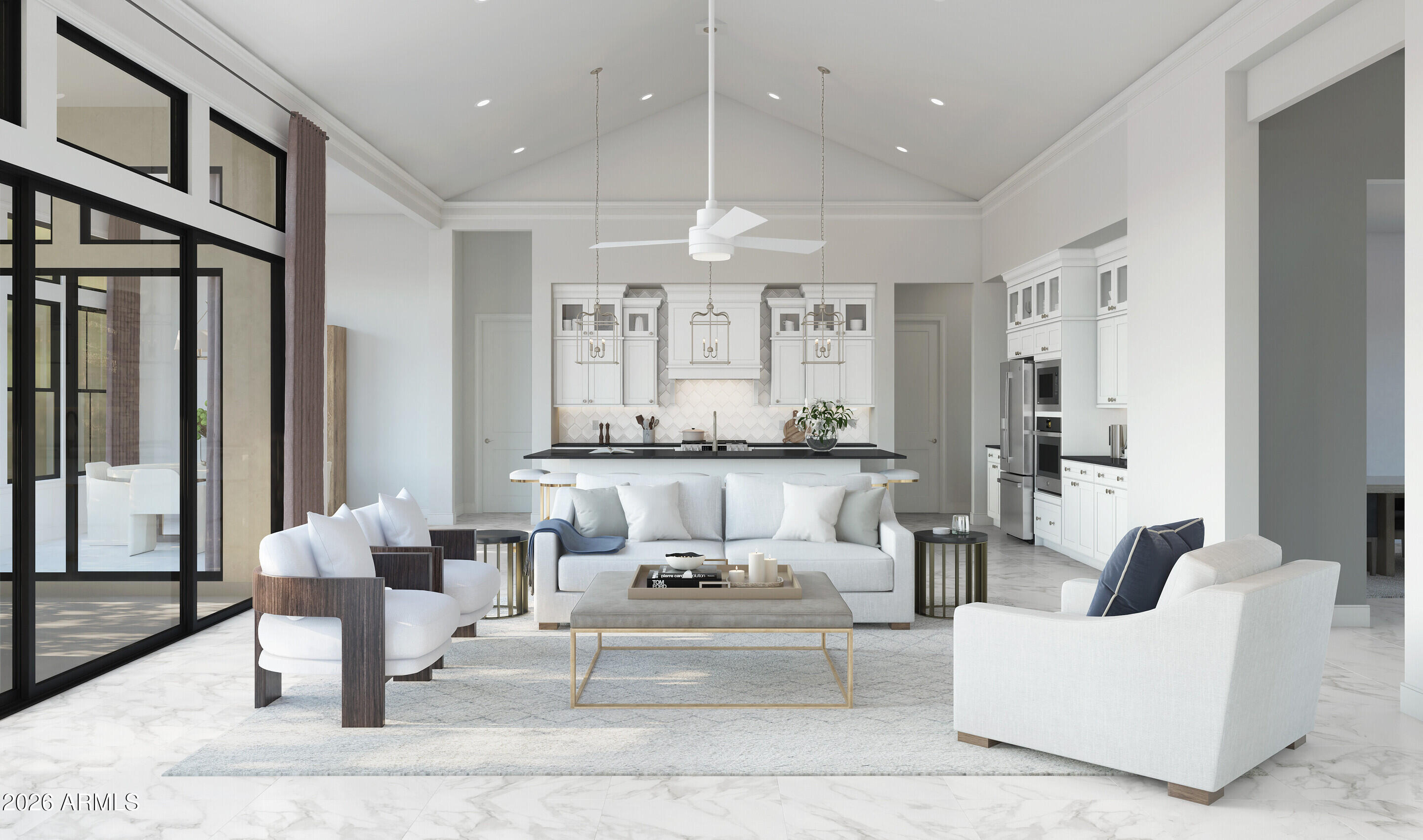 Experience elevated luxury at Campanos Estates with the to-be-built London plan, designed for refined living and personalization. Enter through a charming courtyard into an elegant foyer that flows past a formal dining room into a bright, expansive great room. The gourmet kitchen is designed for your personal selections, creating a tailored space for both everyday living and entertaining. A media room just off the great room is perfect for movie nights or gatherings. The split floorplan offers privacy, highlighted by a secluded primary suite with coffered ceilings, a spa-inspired bath, and dual walk-in closets. Two secondary bedrooms with a shared study and a private guest suite with ensuite bath provide versatility. ^^^Incentive - Up to 5% of Base Price may be applied towards closing cost and/or short-long-term interest rate buydowns when choosing our preferred Lender. Additional eligibility and limited time restrictions apply. Ask for more information!