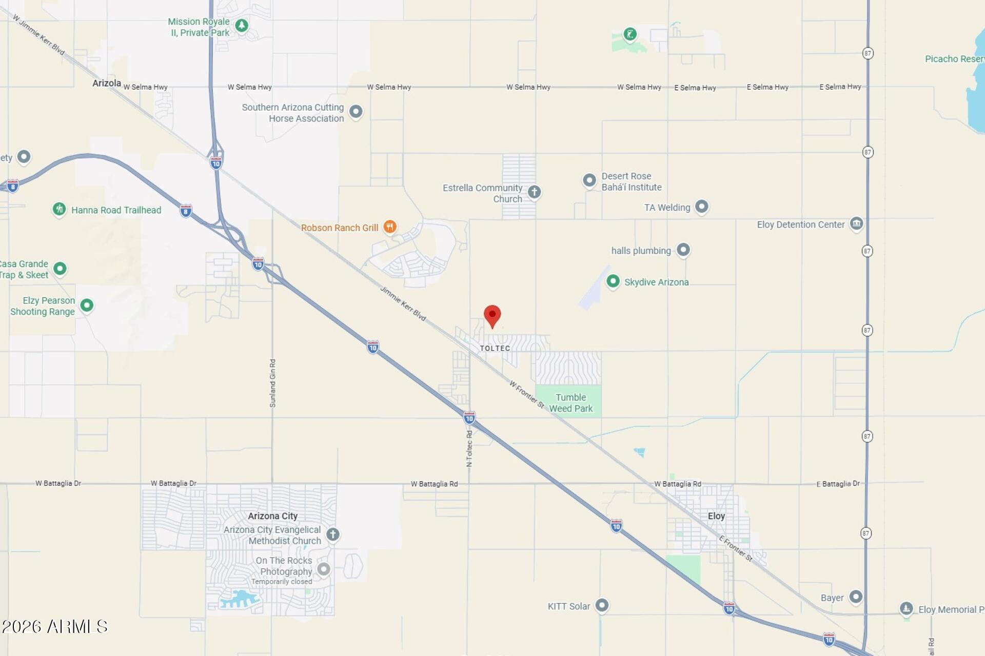 Toltec/Arizona Valley unit 15 - Land