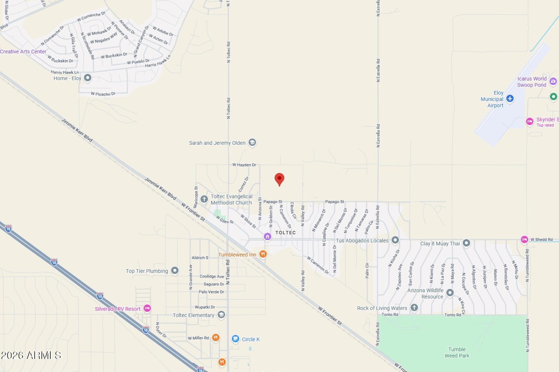 Toltec/Arizona Valley unit 15 - Land