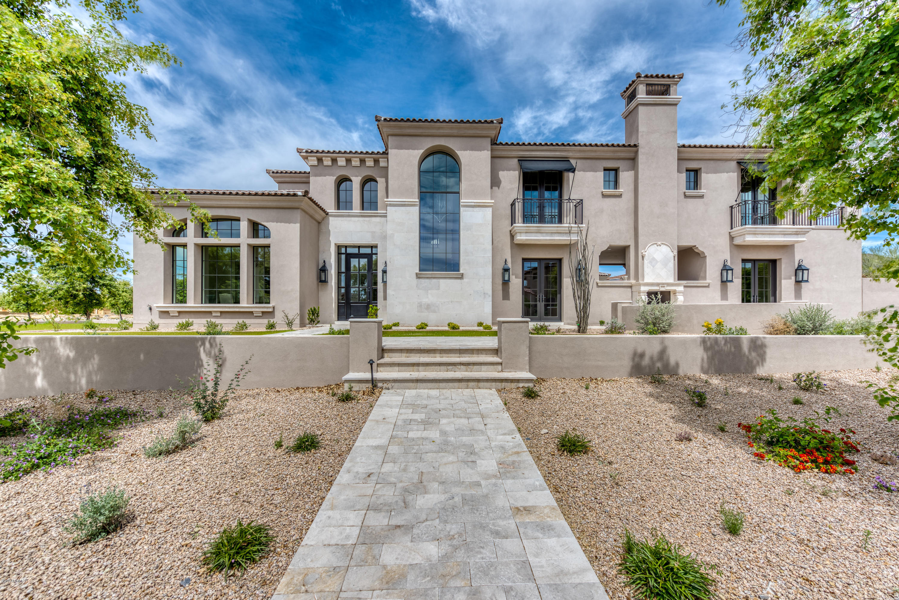 TRULY INCREDIBLE NEW BUILD VALUE in sought after Silverleaf Arcadia!! Crafted by McNeely Signature homes with intimate attention to detail, this move-in ready home is a steal at this price. The 6,580 square foot home has 5 bedrooms 5.5 baths and a 4 car garage. Formal Mediterranean style invites you with quality finishes, high soaring ceilings & walls of glass to capture views. Features include guest quarters with separate entrance, den/office & bonus/game room. Oversized pool with water features & heated spa complete a very spacious backyard with mountain views. The only new construction in Charming Silverleaf Arcadia community available at $460/sq ft. Most recent new build sale was at $544/sq ft. $500K plus savings and top notch construction by builder with 32 years of immaculate record.