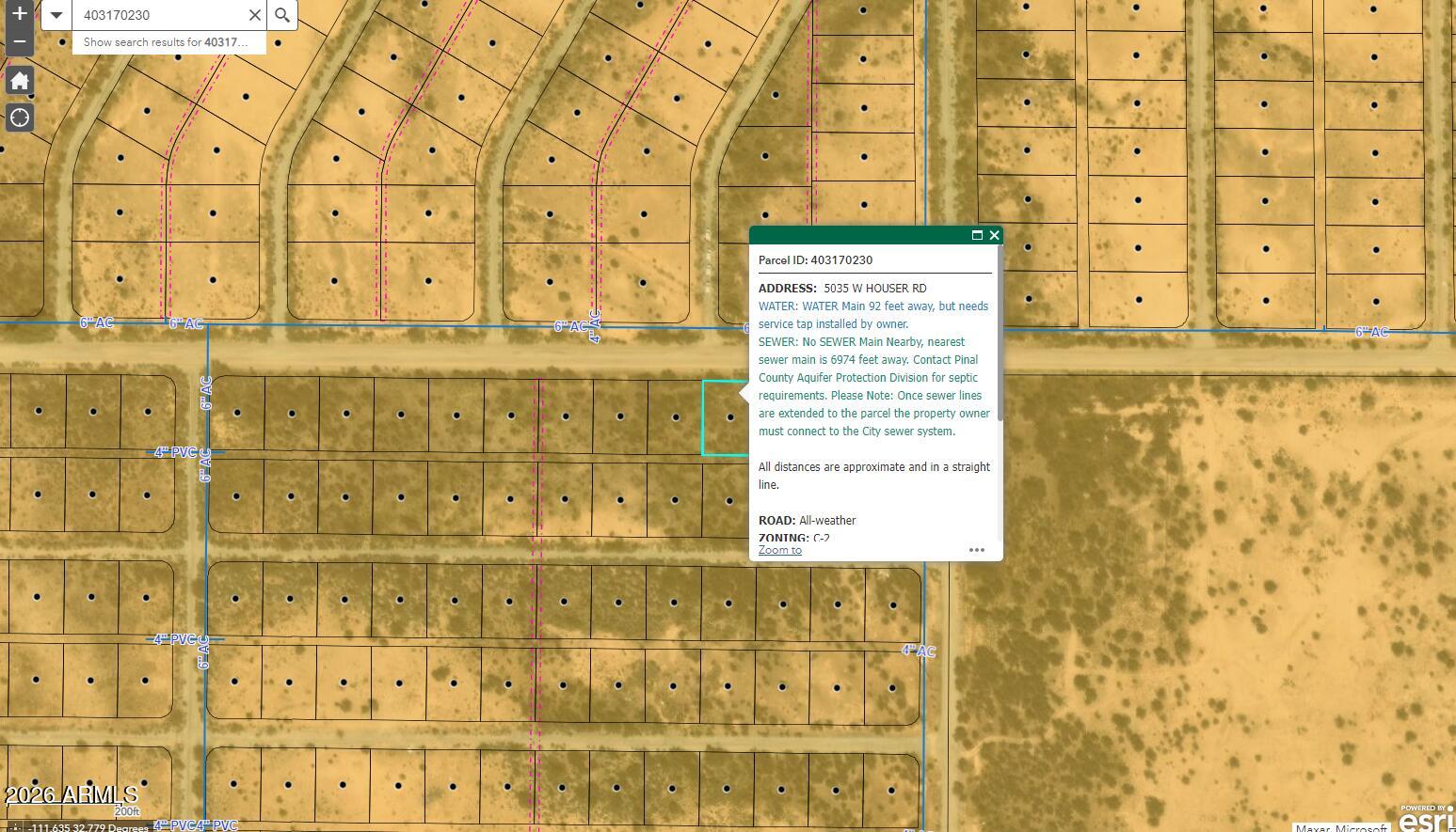 TOLTEC/ARIZONA VALLEY UNIT TEN - Land