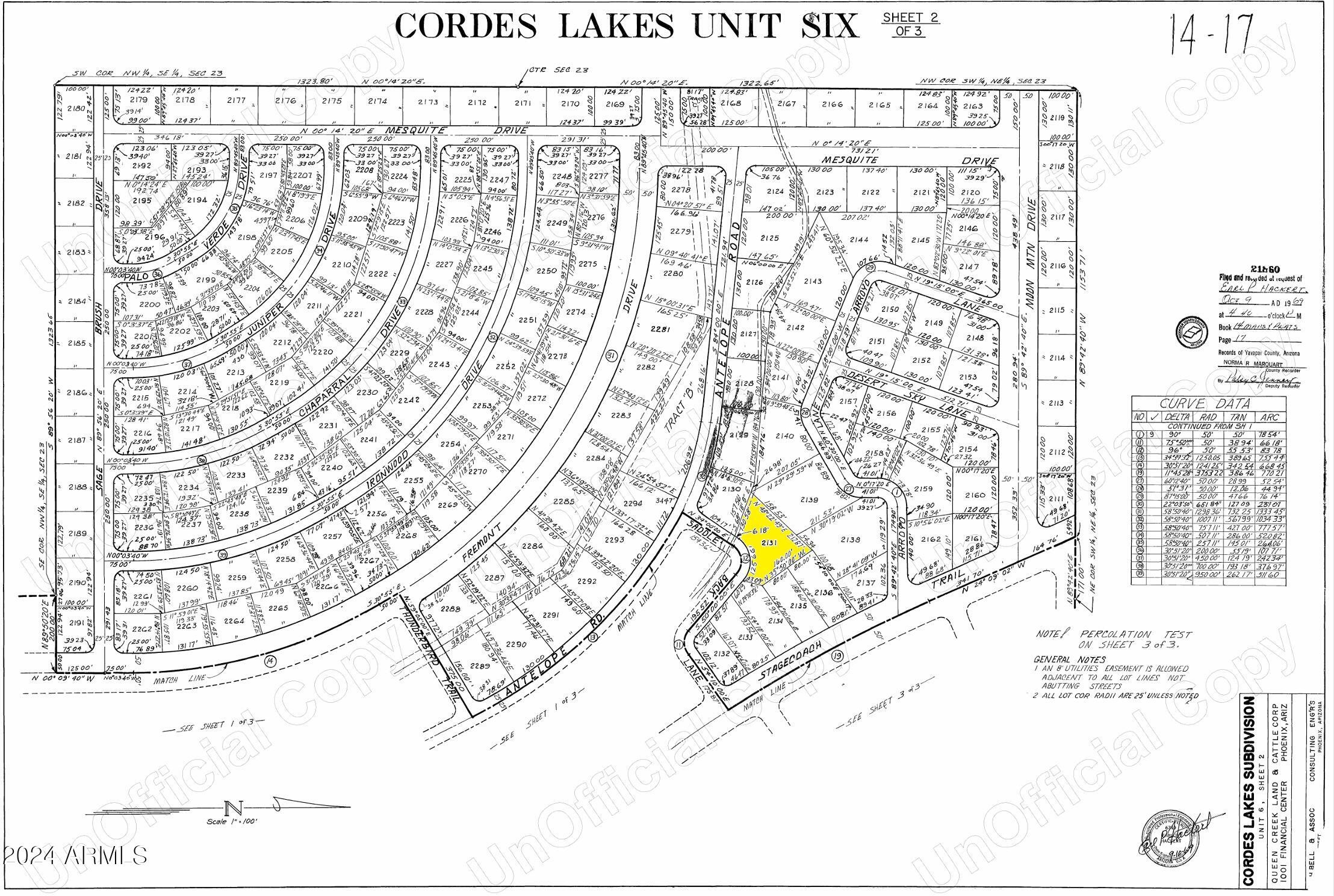 CORDES LAKES UNIT 6 - Land