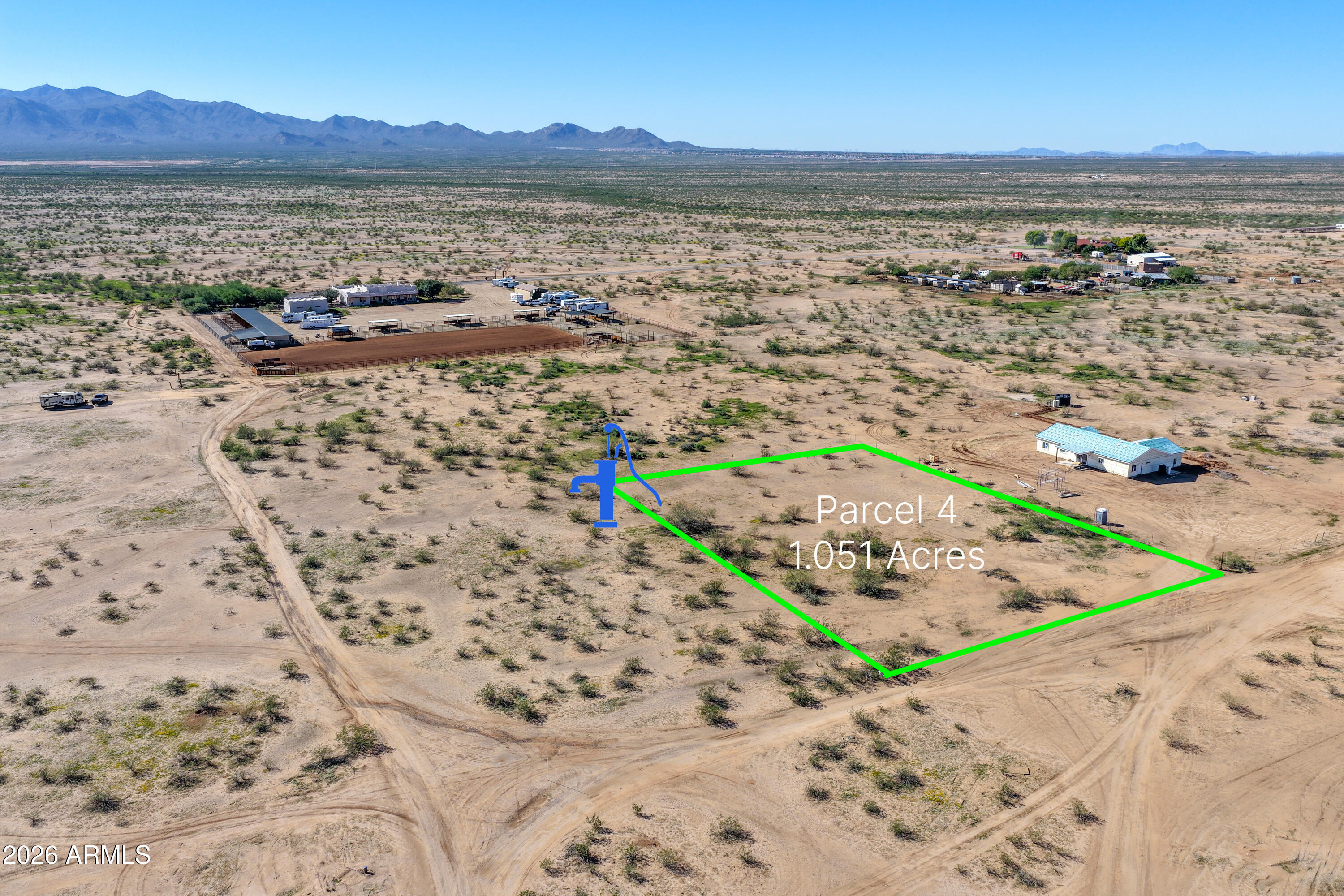 1.05 acre property. Shared Well. No FEMA Flood plain. Flat, Power very close. Property is located in Surprise Municipality. APN: 503-81-984 
Coordinates: 33.720422, -112.574307