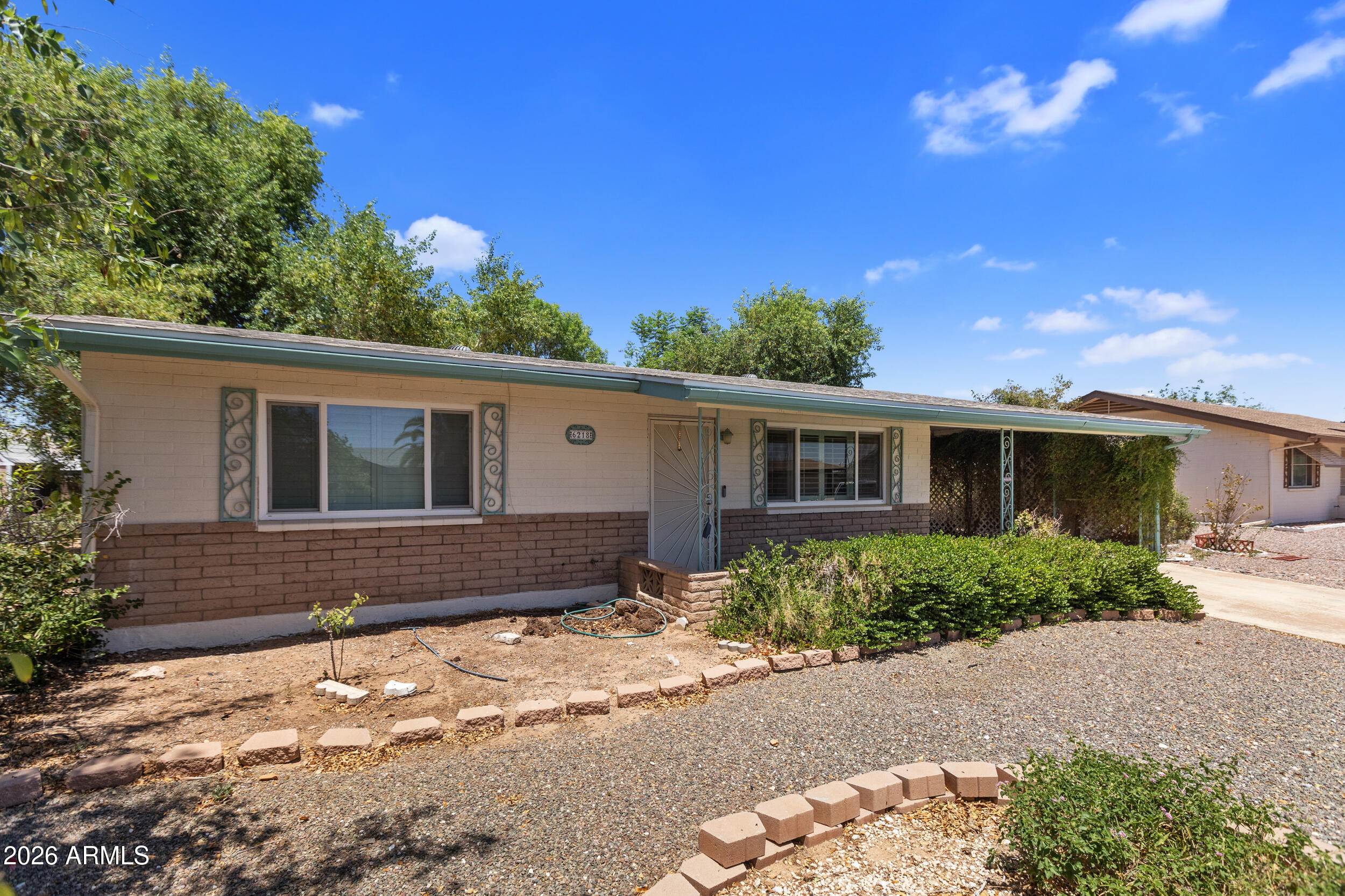 Welcome to your cozy retreat in Velda Rose where comfort meets ease in the heart of your active 55+ community in East Mesa.

Imagine pulling up to your new home, knowing everything has already been taken care of. As you step inside, you're greeted by a light, refreshed home with new carpet under your feet (2026) and fresh paint (2023) that makes your entire space feel clean, calm, and ready for your personal touch. You can picture your favorite chair by the window and your mornings starting slowly with a cup of coffee in your space that just feels right. There's no to-do list waiting for you here. The big upgrades are already done...a new A/C (2024) to keep you cool through Arizona summers, a new roof (2025) for long-term peace of mind, and a beautifully remodeled bathroom (2022) that adds a modern, elevated feel to your daily routine. This is the kind of home where you can simply unpack, settle in, and start living.

As the day unfolds, you might head over to the Colby Clubhouse to meet friends for a potluck, a movie night, or to catch the game. Maybe you spend a relaxing afternoon by the pool or unwind in the spa, enjoying the warmth and community around you. With two clubhouses, shuffleboard courts, and a full calendar of activities, there's always something to do--or not do--at your own pace.

When you feel like getting out, you're just minutes from Superstition Springs Center for shopping, dining, and entertainment. Meet friends for lunch at The Public Grill or Lucky Lou's American Kitchen, or enjoy a morning on the greens at Superstition Springs Golf Club or Alta Mesa Golf Club.

This isn't just a home, it's a place where life feels easier, more connected, and fully yours from day one.
