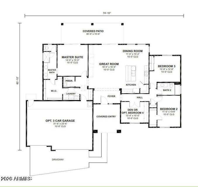1-acre lot. - Residential