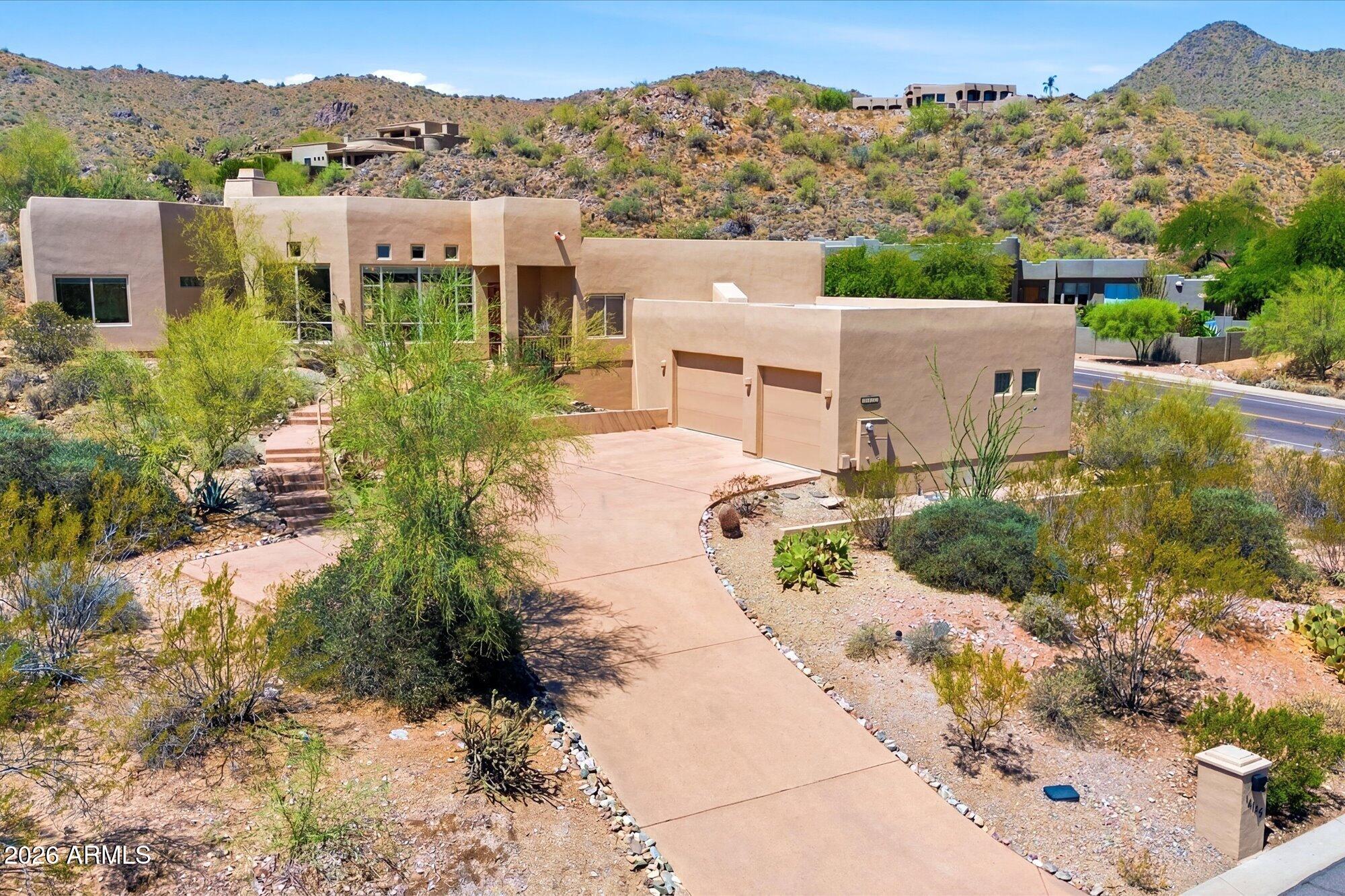 4 bd, 3 ba home in North Heights with panoramic Four Peaks views from a private elevated 0.63-acre corner lot. Built in 1995, this 3,219 SF Fountain Hills home offers a combination of views, privacy, and outdoor living. Large windows throughout the home capture mountain views and natural light. Recent improvements include wood-look tile flooring installed in 2019, pool resurfacing completed in 2018, and a roof replacement in 2026. The backyard features a refreshing pool and outdoor space designed to take advantage of the elevated setting and surrounding desert landscape. An oversized 3-car garage provides ample parking and storage. Low HOA of just $310 annually. Conveniently located near Fountain Hills golf, hiking trails, dining, shopping, and everyday amenities.