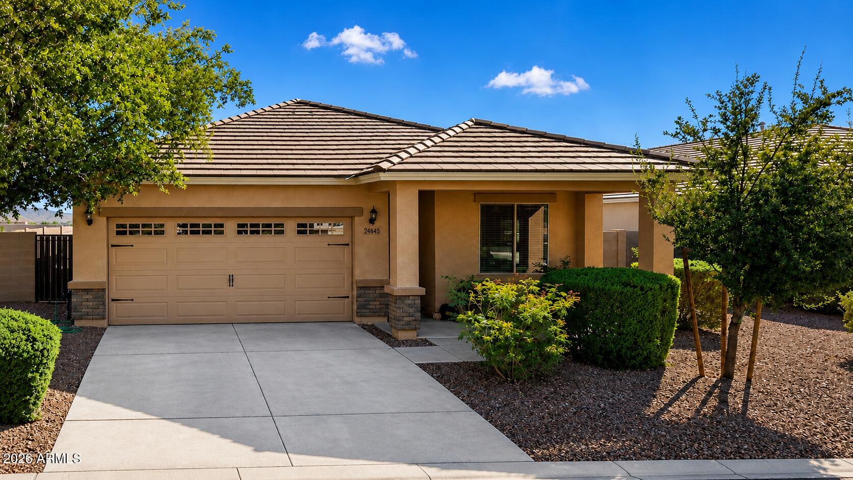Use the $10,000 credit toward paint, flooring, closing costs, or updates of your choice. Pick the colors, finishes, and style that fit your vision--and move into a home that feels like YOU from day one! This 3BD/2BA  home has a spacious open feel.  The separate dining area is tiled & flows to the kitchen.  It is perfect for entertaining and everyday living.  The upgraded kitchen has energy efficient appliances (includes the refrigerator), granite countertops, & wood cabinets. The spacious main suite has a walk in closet and private bath.  Outside enjoy a fully fenced backyard with a large covered patio that opens to a true blank canvas ready for YOUR dream backyard vision.   LIVE the GOOD life in this CRYSTAL VISTA COMMUNITY.