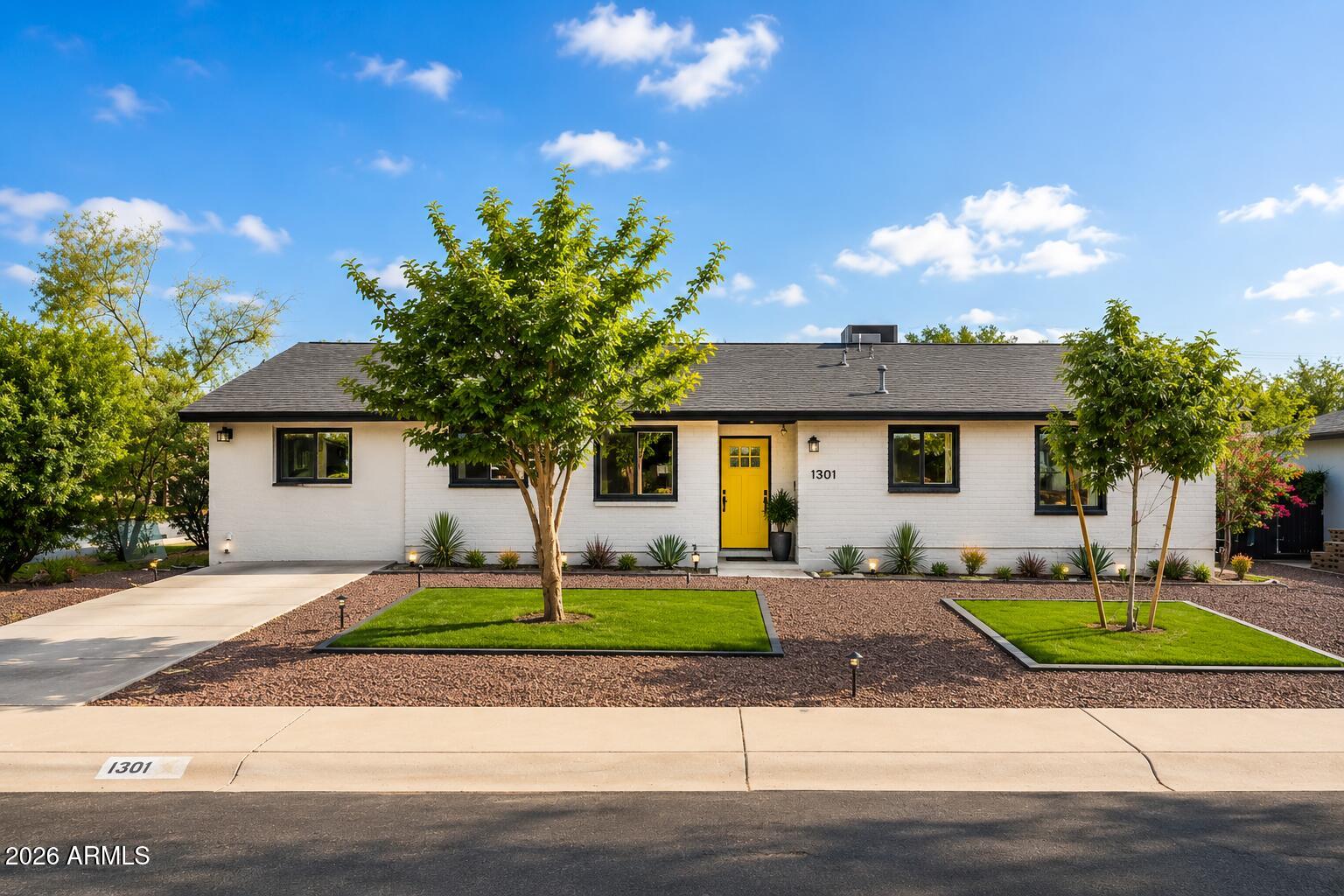 Meet the 4bed w/POOL Grandview glow-up everyone wishes they spotted first. Oversized corner lot in one of Central Phoenix's most iconic Uptown neighborhoods, fully remodeled stunner blends historic character, designer energy & effortless city living without the historic district restrictions. Natural light, luxury plank wood syle flooring & elevated finishes. Open styled kitchen w/ gorgeous Quartz Island, custom cabinetry, designer lighting & bold muted navy accents that give the home personality without trying too hard. Intentionally upgraded to be, warm & inviting not flip style sterile.Backyard oasis designed for both entertaining & everyday living featuring a sparkling pool, lush grass full length covered patio before for early morning coffee or prosecco & sunsets! BONUS + RV HOOKUP