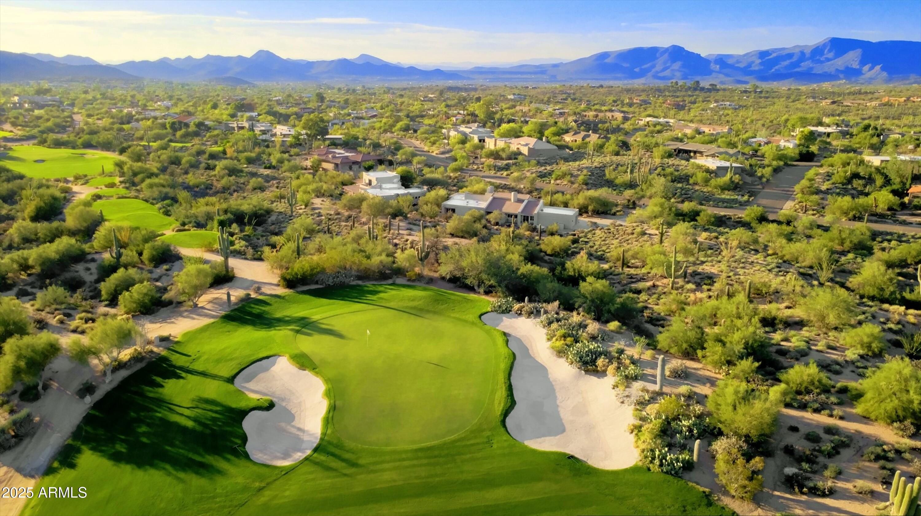 You must check out  this Carefree gem. Ideally located and backs up to the prestigious Desert Forest Golf Club, this rare opportunity sits on an expansive 42,608 sq. ft. lot in one of the most desirable areas of Carefree, AZ. With over 3,100 sq. ft. of interior space, this home is ready for your vision and creativity.

This 3-bedroom, 2-bath residence features three fireplaces—found in the family room, kitchen, and primary suite—adding warmth, charm, and architectural character throughout. The incredible lot provides privacy, natural desert beauty, and endless potential to transform the property into a true desert retreat.

Whether you're looking to reimagine the interiors, redesign the flow, or create a custom luxury haven, the open slate is waiting for you. The combination of premium location, oversized lot, and world-class golf next door makes this a standout opportunity in iconic Carefree.

Embrace the potential. Elevate the lifestyle. This home is ready for its next chapter.