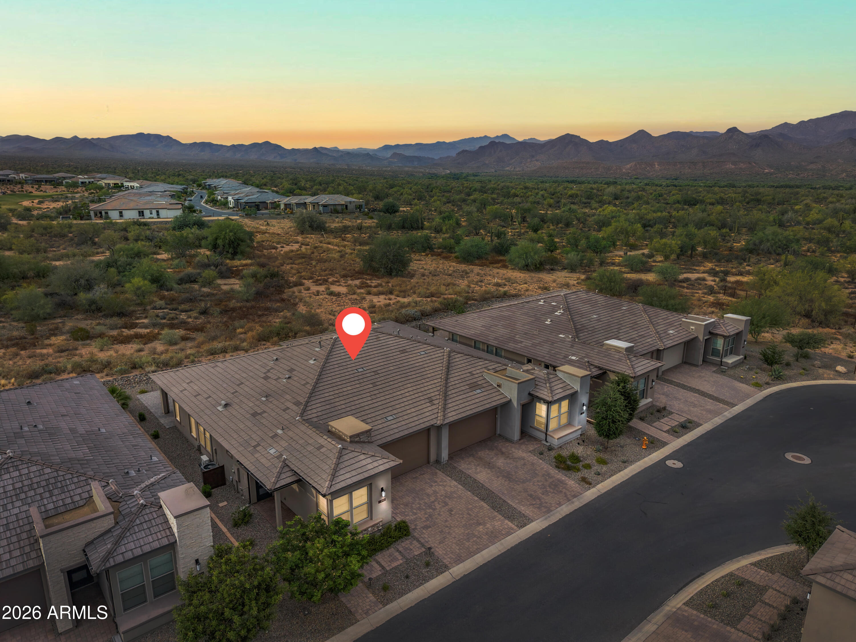 Welcome to your private retreat in the heart of Rio Verde! Nestled on a quiet cul-de-sac, this beautifully appointed home offers the perfect blend of comfort, style, and Arizona's breathtaking natural beauty. Step inside to discover an open, light-filled floor plan designed for both relaxing and entertaining, with seamless indoor-outdoor living that truly captures the desert lifestyle.

The spacious kitchen and living areas flow effortlessly to a serene backyard oasis--ideal for morning coffee, sunset gatherings, or simply soaking in the peaceful surroundings. Generous bedrooms and thoughtfully designed spaces provide comfort and privacy, while the home's setting offers stunning views and a sense of escape from the everyday. Located within a sought-after community, residents enjoy access to premier amenities including golf, dining, fitness, and scenic trails--all just moments from your door.

If you've been searching for a home that delivers tranquility, beauty, and an elevated lifestyle, this is the one.