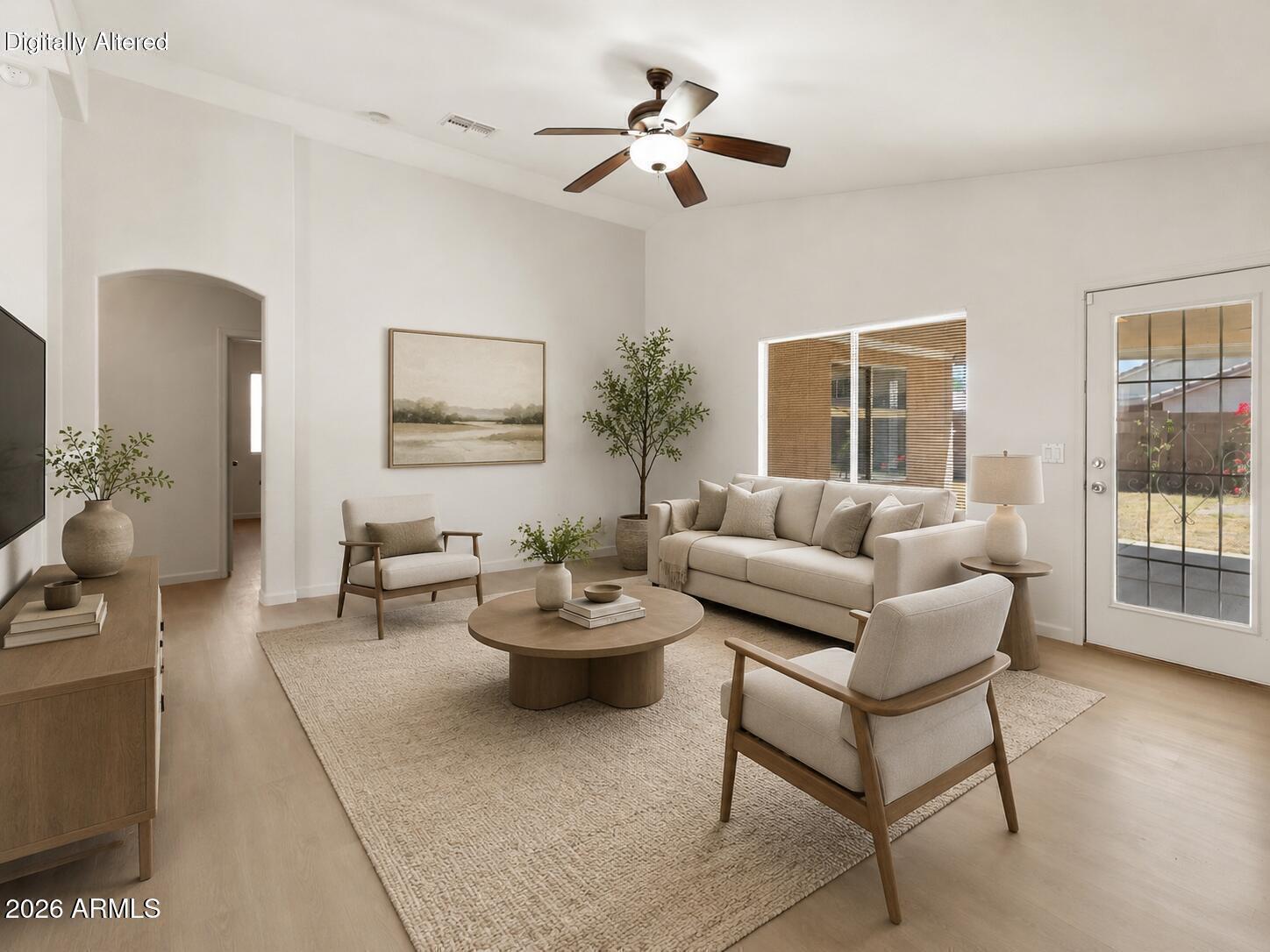 Beautifully refreshed in Glendale's Country Meadows area, this exceptional residence blends refined updates with effortless everyday living. Showcasing an updated kitchen, refreshed bathrooms, fresh interior paint, and new flooring throughout, the home offers a polished, modern aesthetic with a bright and inviting feel. Ideally situated with quick access to Loop 101, Desert Diamond Casino West Valley, Park West, and Peoria's P83 Entertainment District with Spring Training nearby. Located in Peoria Unified School District. Welcome home!