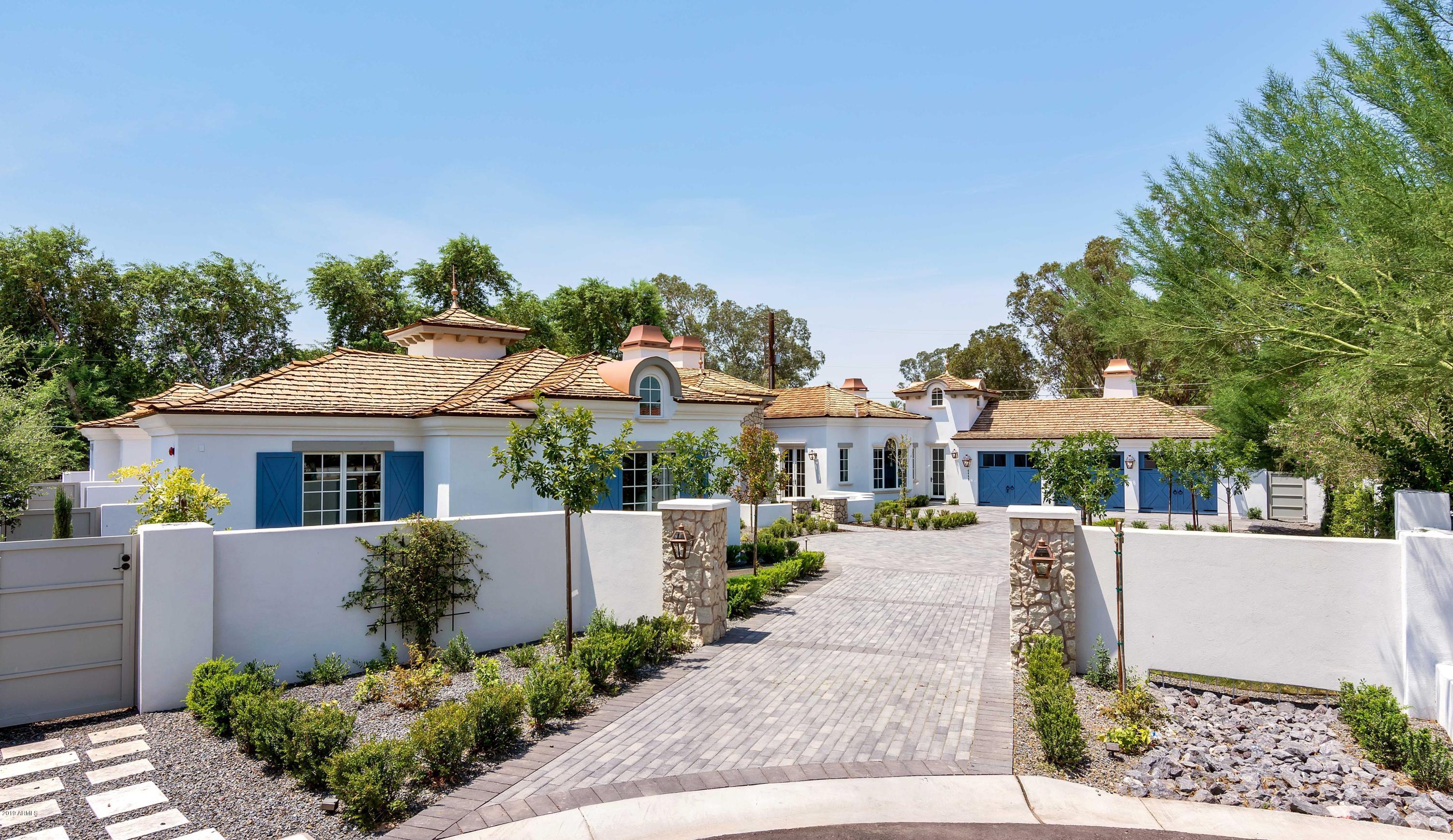 New Exceptional Price! With a fresh take on classic European elegance, this breathtaking residence will inspire you with its impressive finishes and gracious architecture. Completed in 2017 with the utmost attention to detail. Surfaces were curated with respect to giving this property the allure of an historic chateau: the patina of the kitchen cabinets, the tumbled stone and the arching ceiling details elevate the aesthetic. With gorgeous outdoor living spaces and views of nearby Camelback mountain, this property is sure to delight an eye for fine design. Located in coveted Arcadia proper with the ability to walk to nearby restaurants, Pilates studio and the upscale Village athletic club. We invite you to schedule your private tour today!