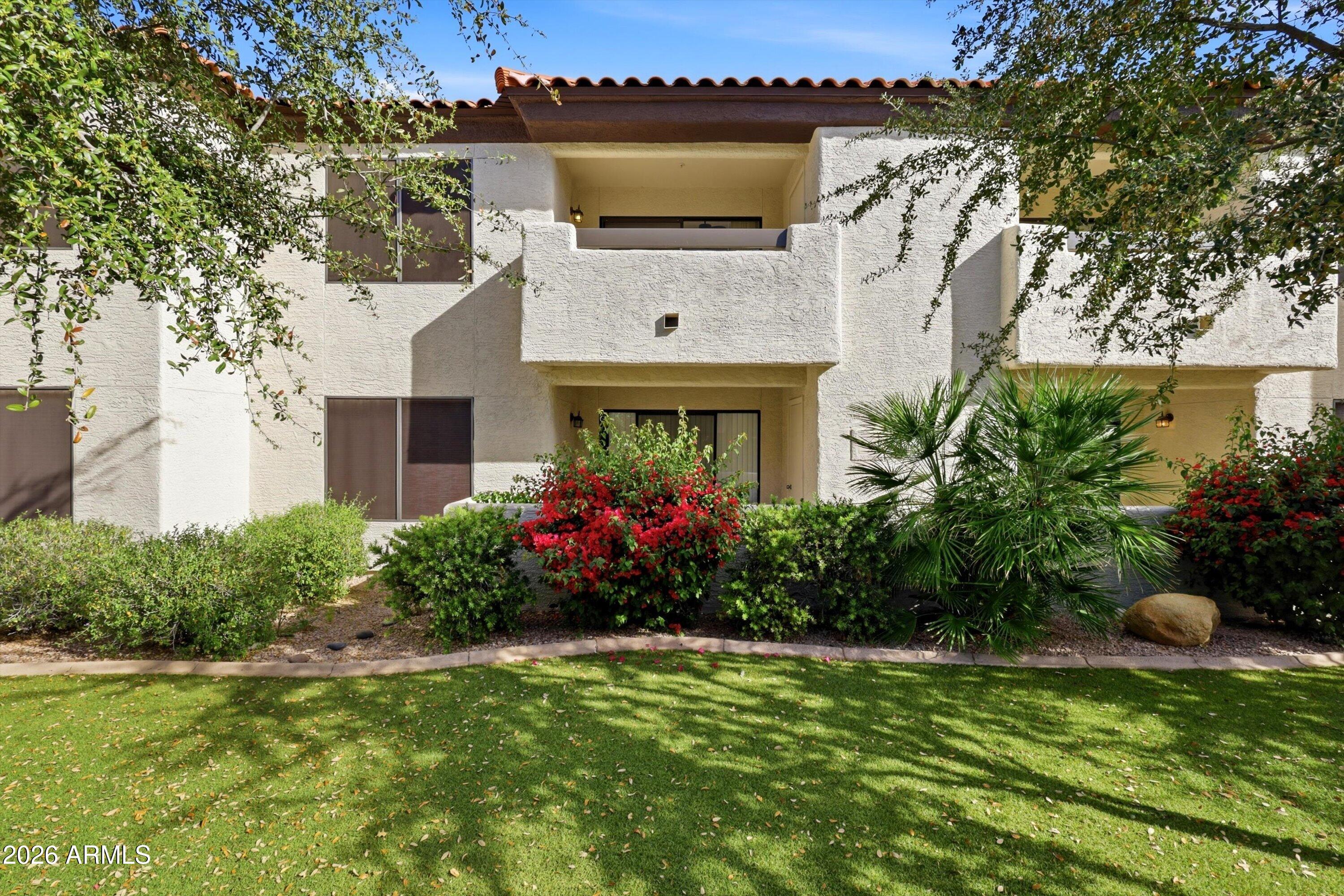 Price Improved! Now offered at $319,900, this is an exceptional opportunity to own a Paradise Valley residence ideally positioned along the Scottsdale Road corridor. Located within a low-density gated community, this second-floor residence features vaulted ceilings, a skylight, a functional floor plan, and a private south-facing patio that fills the home with natural light.

Ideal for full-time living, a seasonal retreat, or lock-and-leave convenience, the community offers a 90-day minimum rental policy, heated pool, BBQ area, mature HOA-maintained landscaping, and assigned covered parking. Just minutes from Kierland Commons, Scottsdale Quarter, Scottsdale Fashion Square, and Loop 101, you'll enjoy convenient access to premier dining, golf, shopping, and entertainment.