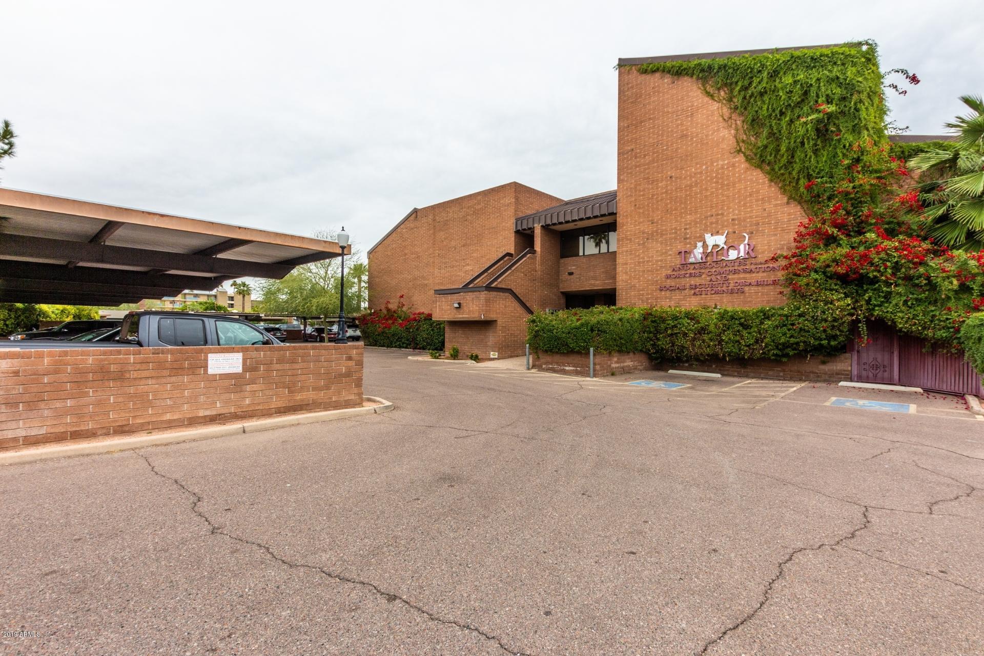 • Brand New 6,000 SF Lease Signed with $123,000.00 Gross Income in Place
• Great Owner/User Opportunity for Additional Space (Up to 20,000 SF Available)
• 58 Parking Spaces (44 are covered) plus 3 Handicap spaces as well as street parking along Virginia Circle
• Building Signage and a brand new cooling tower with a 1-year transferable warranty
• Walking distance to the Light rail and quick freeway access to the I-10
• Close proximity to major hospitals, retailers, Arts District, and the Phoenix Country Club
• Located in uptown Phoenix with easy access to the financial districts, Sky Harbor Airport, and I-10
• New Cooling Tower Added to the Building & Building has Solar Power.