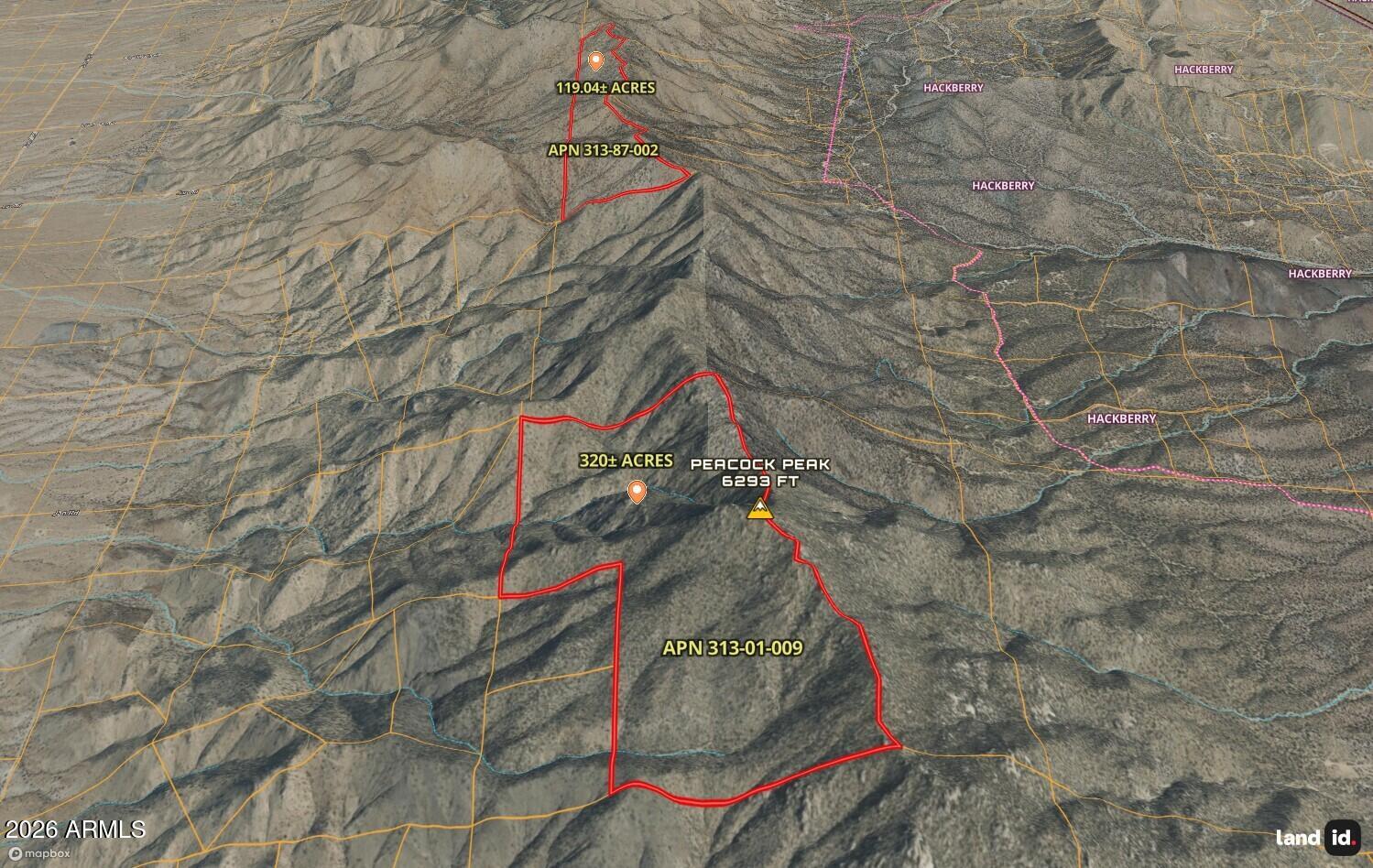 Peacock Mountains - Land