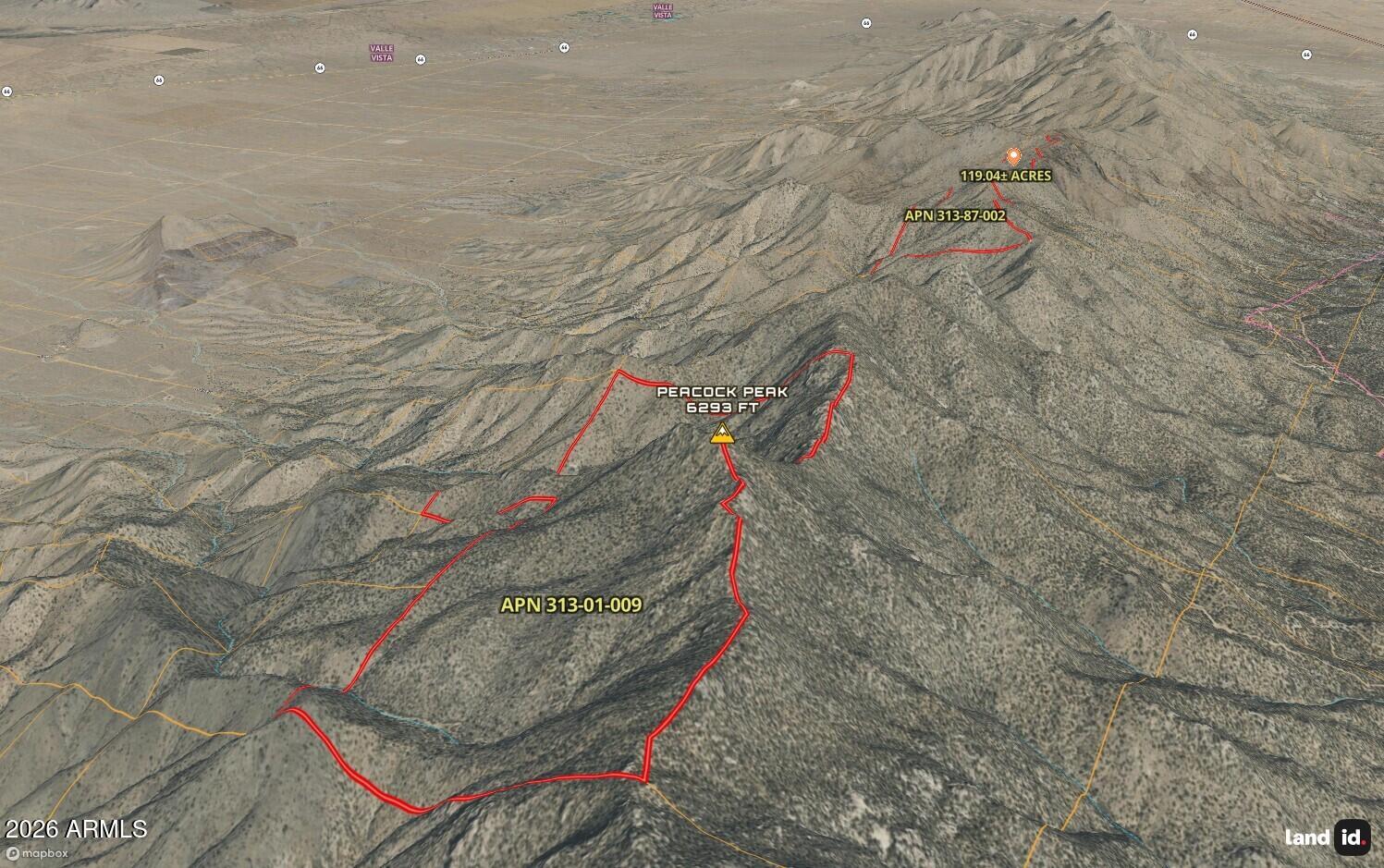 Peacock Mountains - Land