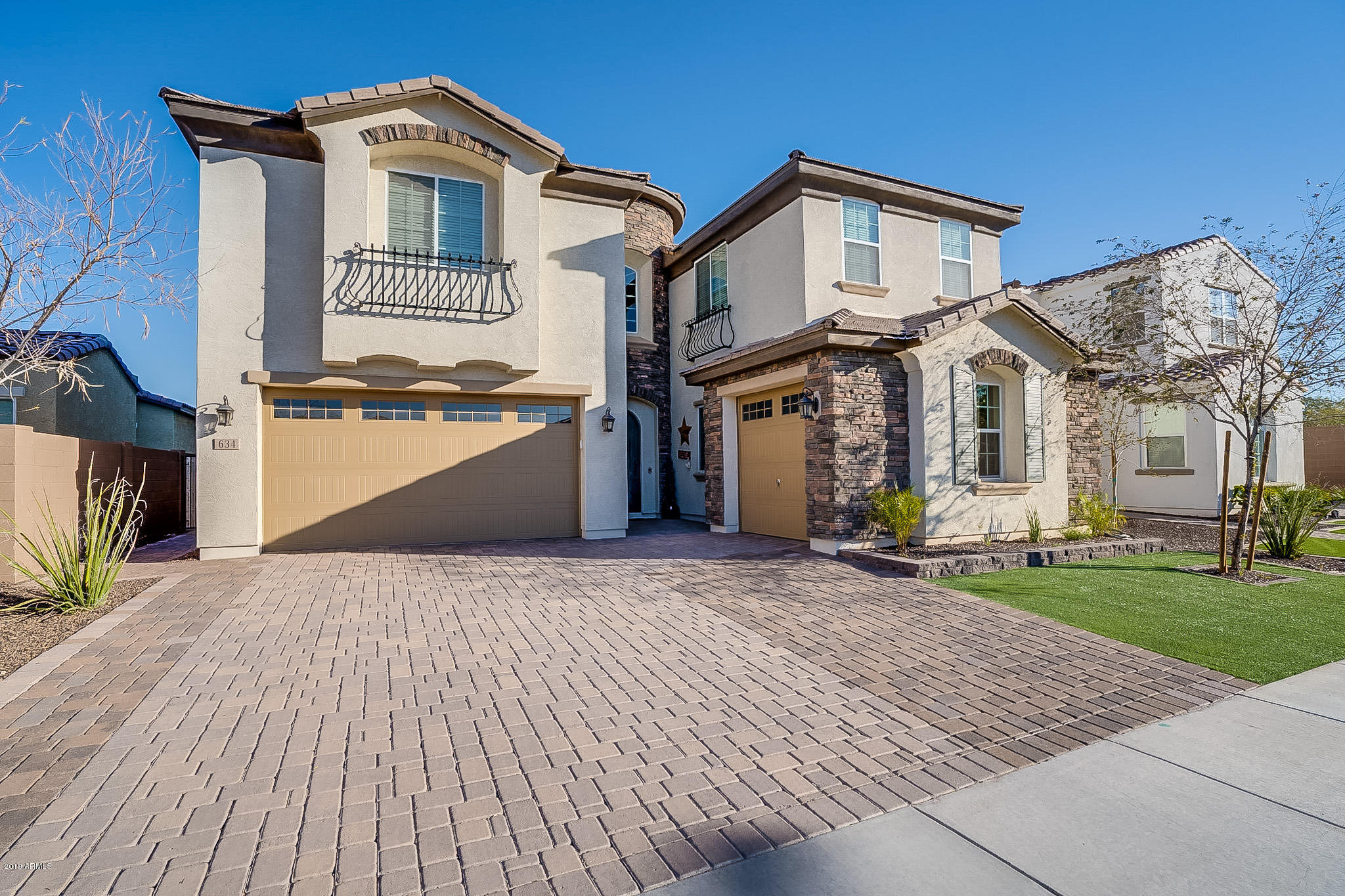 **MOTIVATED SELLERS** neighborhood speaks for itself. private gated Gilbert Subdivision just East of Cooper and Warner, GREAT LOCATION. This huge luxury family home features a dazzling kitchen with massive island, 5th bedroom & full bathroom downstairs. All bedrooms upstairs are en suites. 4 car garage. Luxury HUGE master bath, fresh custom landscaping in backyard with built in BBQ. HURRY before this brand new, energy efficient home is GONE! RECENT UPGRADES INCLUDE - -new tankless water heater, new 5 ton Heat pump, New window seat/cabinets in the kitchen windows, New carpet throughout, New high end garage epoxy , New mudroom cabinets, 6 large hanging garage racks for storage, New Jellyfish lighting installed by Level 5 Lighting (Perm. Led Lighting) new built desk w/shelving in Kitchen