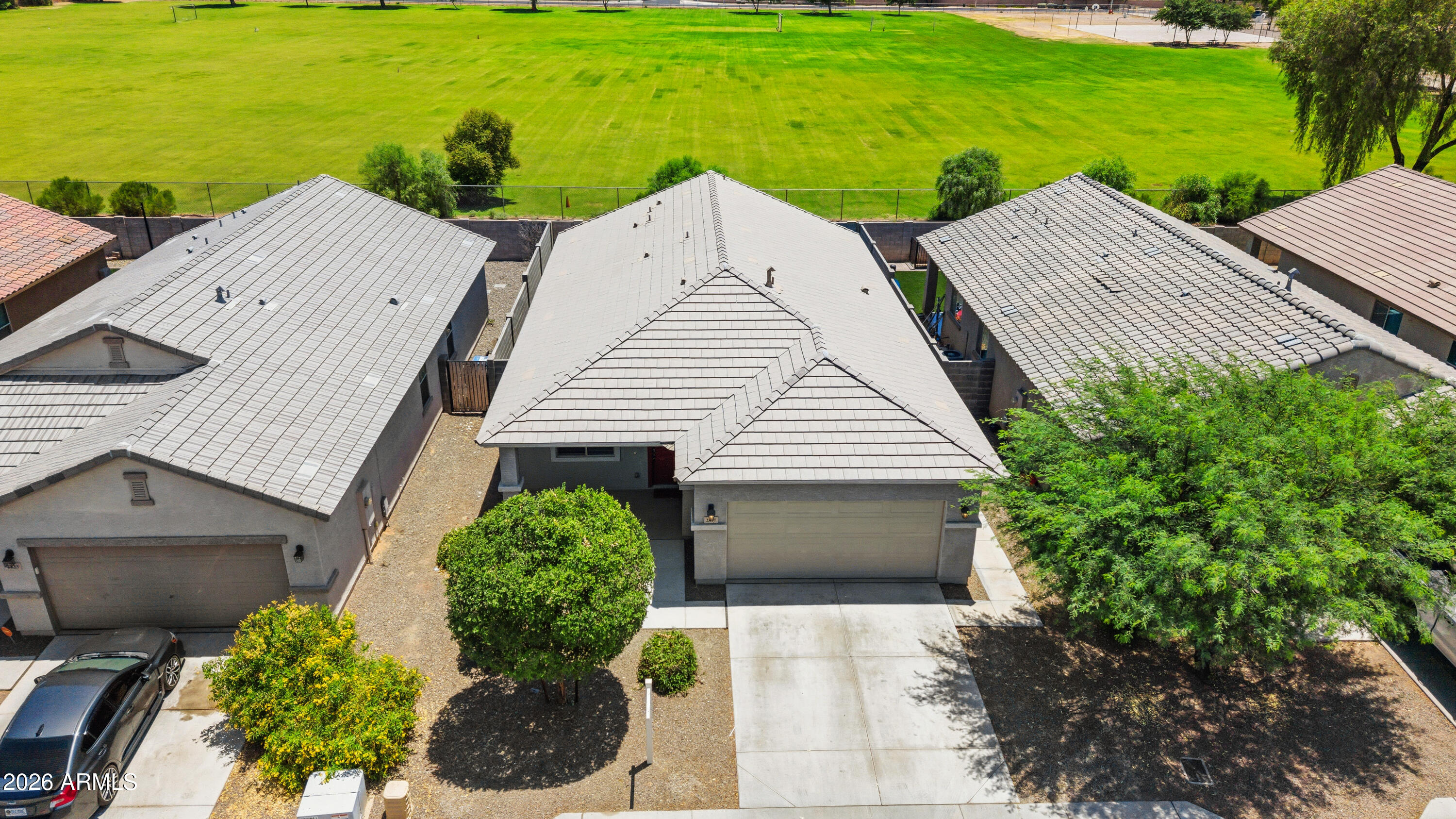 Welcome home to this move-in-ready 2019 gem, perfectly priced! This 3-bedroom, 2-bathroom home features new interior paint and professionally deep-cleaned carpets. The open kitchen maximizes storage with an abundance of cabinetry and a functional central island. Step outside to a beautifully landscaped backyard, complete with low-maintenance turf and a spacious patio perfect for entertaining. Commuting is a breeze with quick, effortless access to nearby freeways.