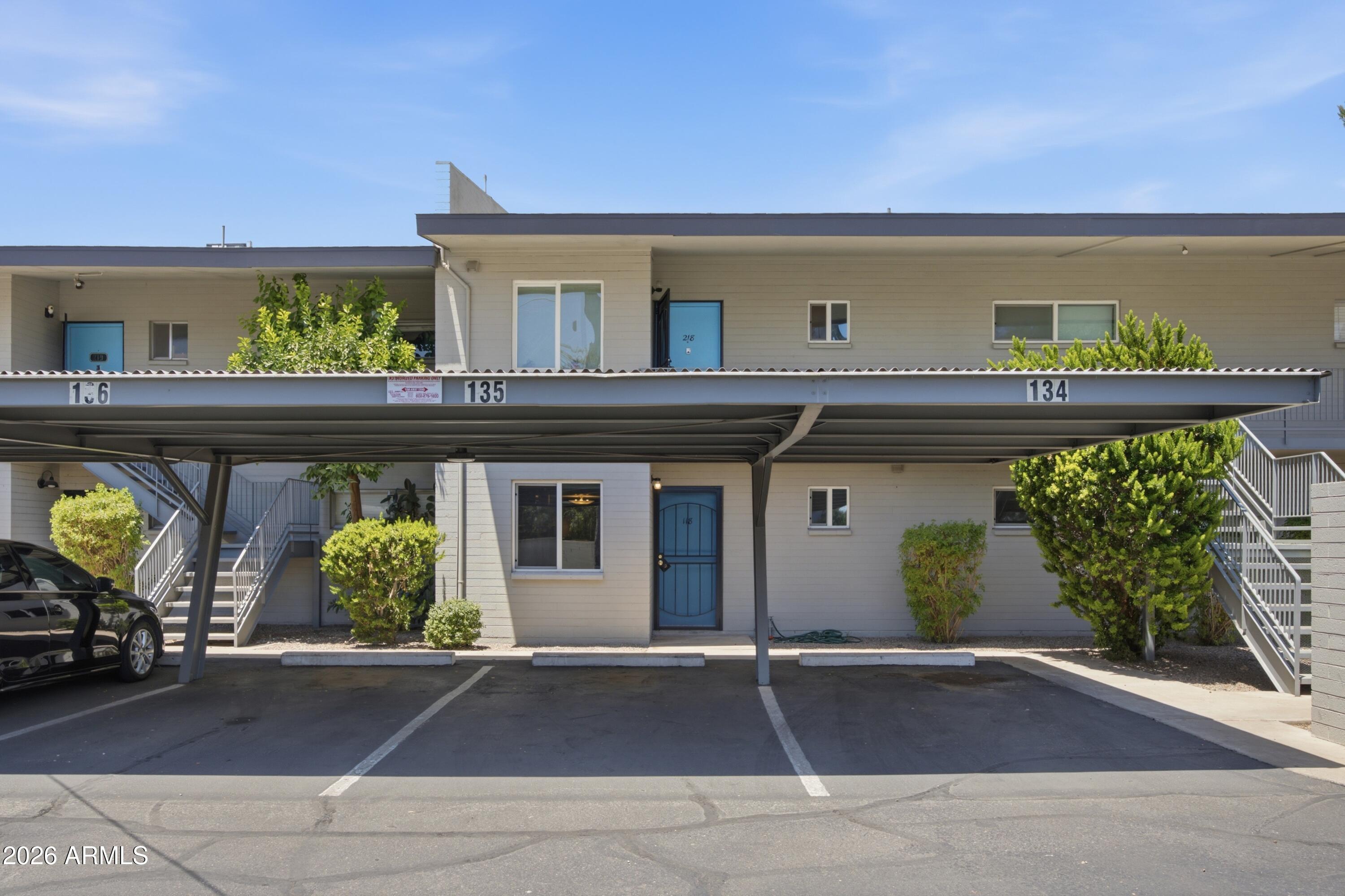 Beautifully remodeled ground-floor condo in the heart of Midtown Phoenix! This move-in ready 2bedroom, 1bath home features a modern kitchen, stainless steel appliances, updated flooring, a spa-inspired bathroom, spacious living areas, and a private patio. Enjoy covered parking, community pool access, and a prime location just minutes from Downtown Phoenix, restaurants, shopping, Phoenix College, and major freeways.