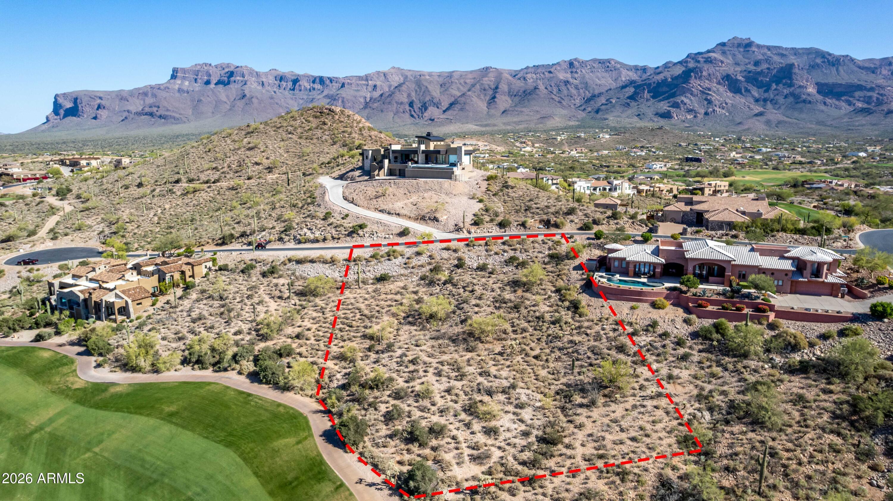 Stunning golf course lot with panoramic views. Architectural plans and renderings are already completed, and are available to the buyer! Condensing your timeline to build and move in. Enjoy the abundant amenities of Vista Del Corazon plus the breathtaking views of the Gold Canyon Resort's award-winning golf courses. Superbly situated between Dinosaur Mountain and Superstition Mountain. Perfect location to revel in amazing desert plants and wildlife, brilliant sunsets and a great Arizona lifestyle.