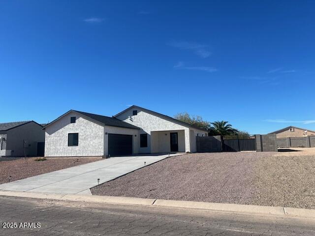 Brand new gorgeous home. Fantastic front door for xtra security (metal door). Block wall around with excellent RV gates. 2 car garage w/front side entrance. Rear yard is ready for you own ideas, Bring your buyers they will be happy you provided them with this option.