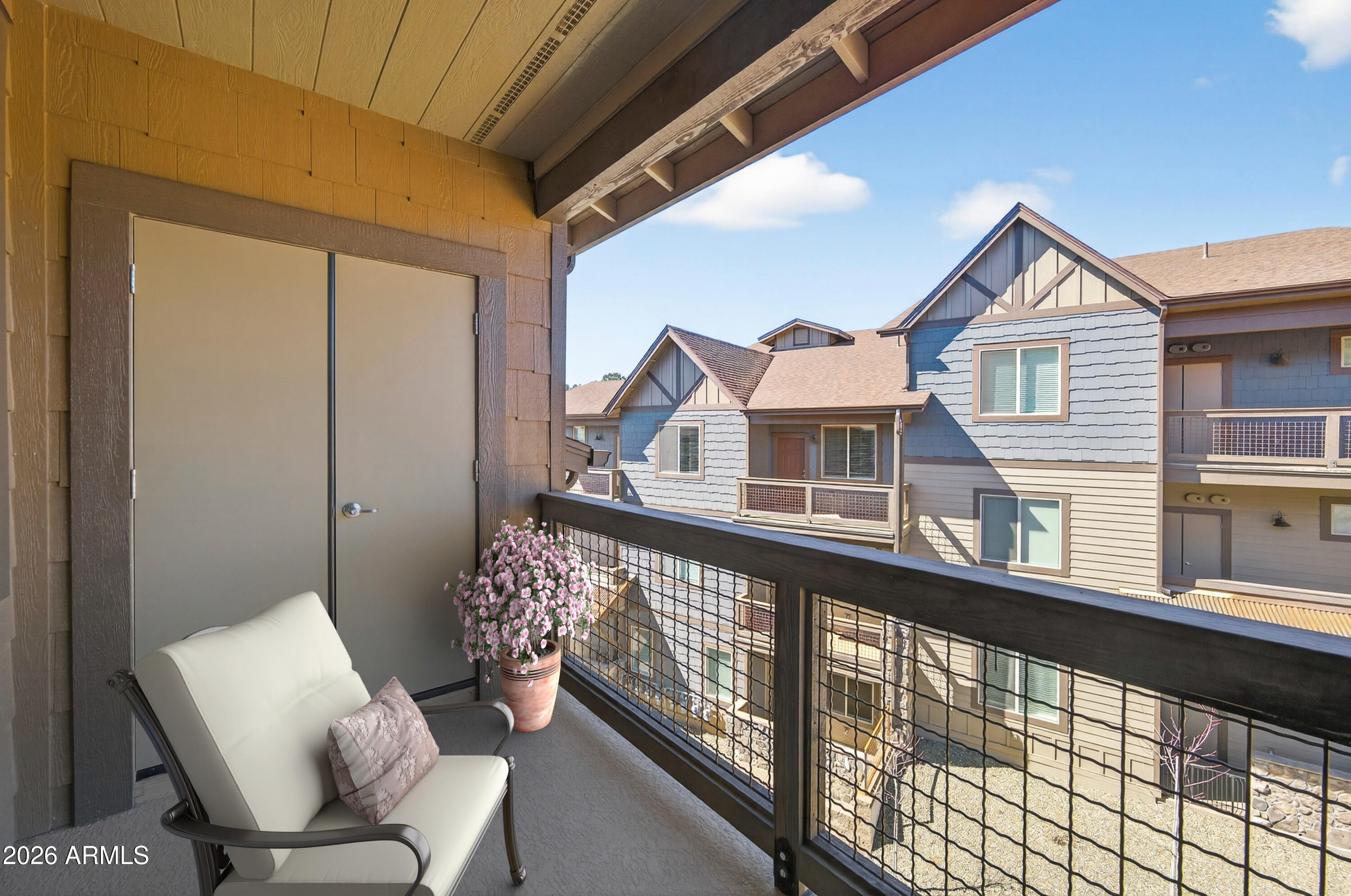 Elevated Flagstaff living awaits in this private top-floor 3-bedroom, 2-bath condo in sought-after Ponderosa Parkway. Enjoy fresh mountain air from your covered balcony and effortless access to Historic Downtown, NAU, renowned dining, shopping, and the Flagstaff Urban Trail System.