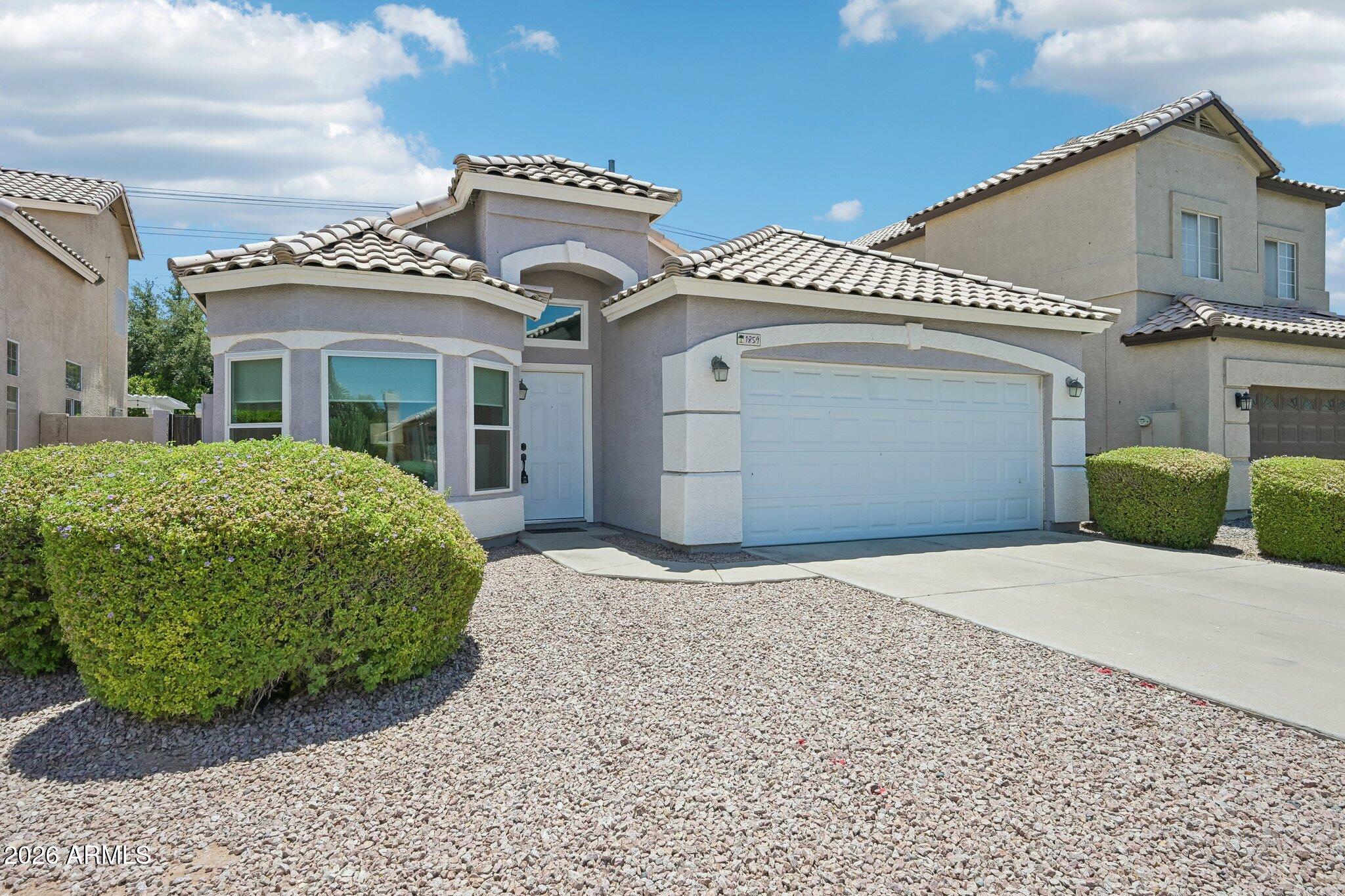 This is the home you have been waiting for. Located in The Oasis, one of South Tempe's most desirable neighborhoods, featuring green spaces, a park, and a lake. Coastal vibes meet modern style. Truly turn key, this home showcases quartz countertops w/waterfall island, updated cabinetry, luxury vinyl flooring, and neutral paint throughout. The stunning primary bedroom and bathroom were exquisitely remodeled in 2021. Enjoy added value with whole-house water filtration, reverse osmosis, a tankless water heater (2021), and new Legacy windows (2023). Conveniently located near popular shopping, dining, and entertainment with easy freeway access, this centrally located home offers the perfect blend of comfort, style, and convenience
