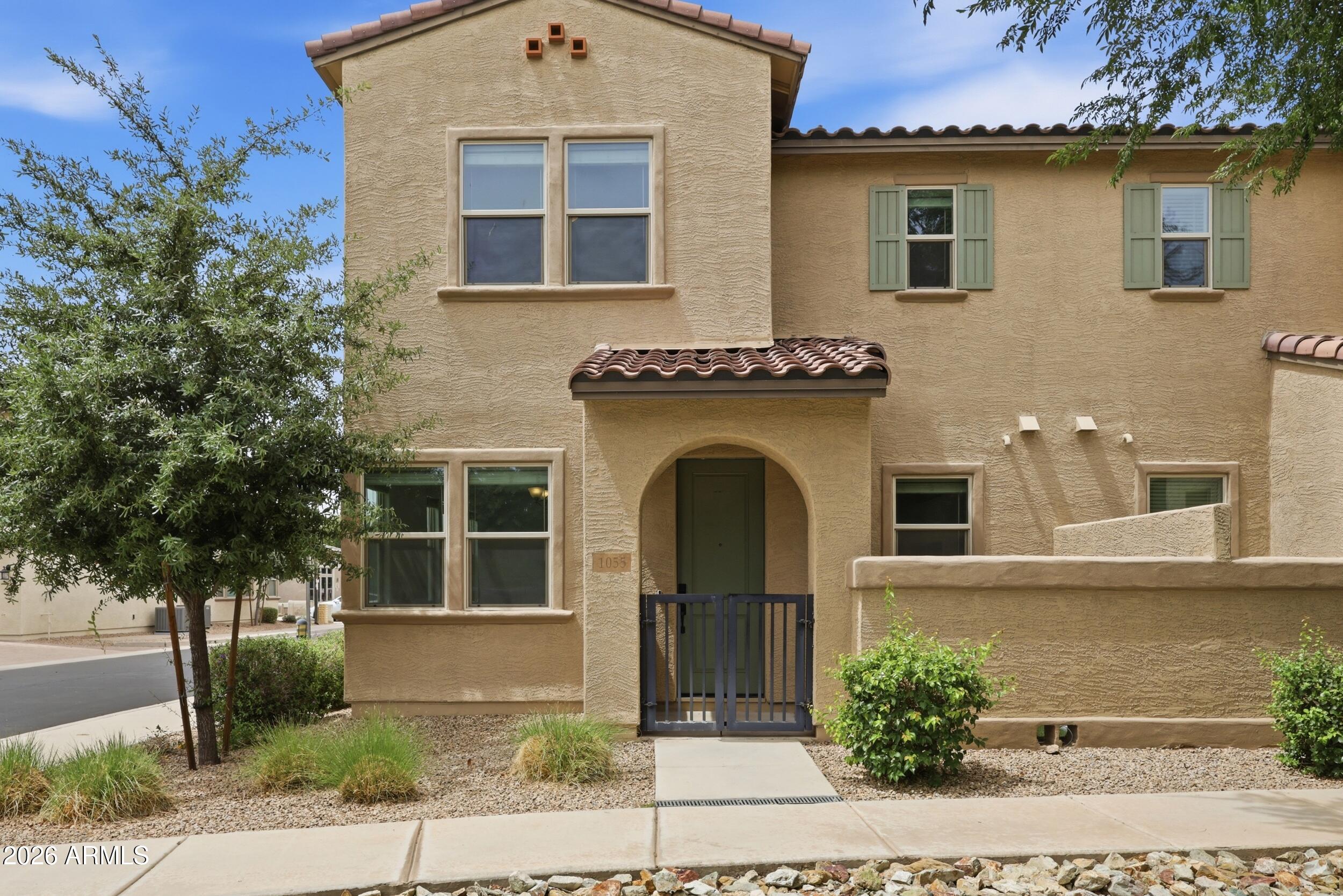 Have it all in one place in this luxury townhome condo. 3 Bed 3 bath amazing location.  Close to shopping, right across from the pool and park area.  No need to worry about that Maintinence.  Attached 2 car garage that walks right into the kitchen and entertainment area.  This is the only 3/e in the community with a premium corner lot so you are only connected on one side.  Amenities include walking paths, luxury pool area, gym.