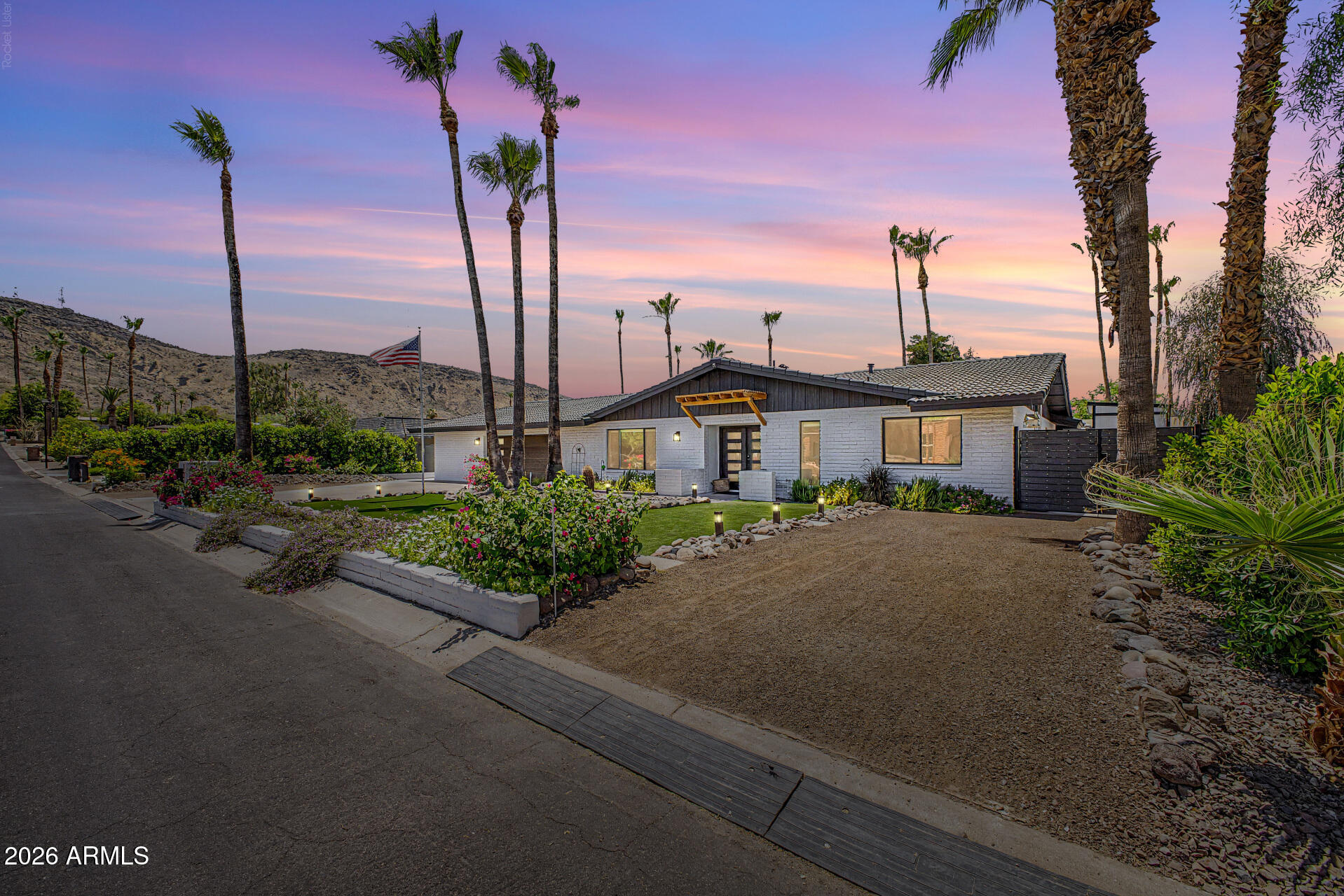 Completely renovated and truly move-in ready, this exceptional North Phoenix home offers a rare detached-style guest suite featuring its own private entrance, full kitchen, spacious bedroom, walk-in closet, and beautifully updated walk-in shower. Ideal for extended family, guests, a home office, or potential rental income.
The bright and open main living area centers around a stunning chef's kitchen complete with custom cabinetry, granite countertops, and upgraded appliances. Relax in the beautifully remodeled spa-inspired bathrooms or enjoy year-round indoor/outdoor living in the temperature-controlled Arizona room. The backyard is designed for entertaining with a PebbleTec pool, brand-new hot tub, outdoor kitchen, gazebo, and low-maintenance artificial turf. Extensive recent improvements provide peace of mind and modern convenience. In 2025, the home was enhanced with a Tesla solar system and Powerwall, upgraded electrical panel with future EV charging capability, enclosed Arizona room adding approximately 370 square feet of flexible living space, updated pool equipment, new garage door and opener, finished driveway, storage shed, new ceiling fans, washer and dryer, and additional upgrades throughout.
Major 2024 renovations included a new roof, new HVAC systems, a fully remodeled kitchen with premium finishes, updated bathrooms, new hardwood and tile flooring, upgraded guest suite with kitchenette and private entrance, and replacement of the home's sewer and drain lines with new ABS piping.
Conveniently located near hiking trails, shopping, dining, and freeway access, this meticulously maintained home combines luxury, functionality, and long-term value.