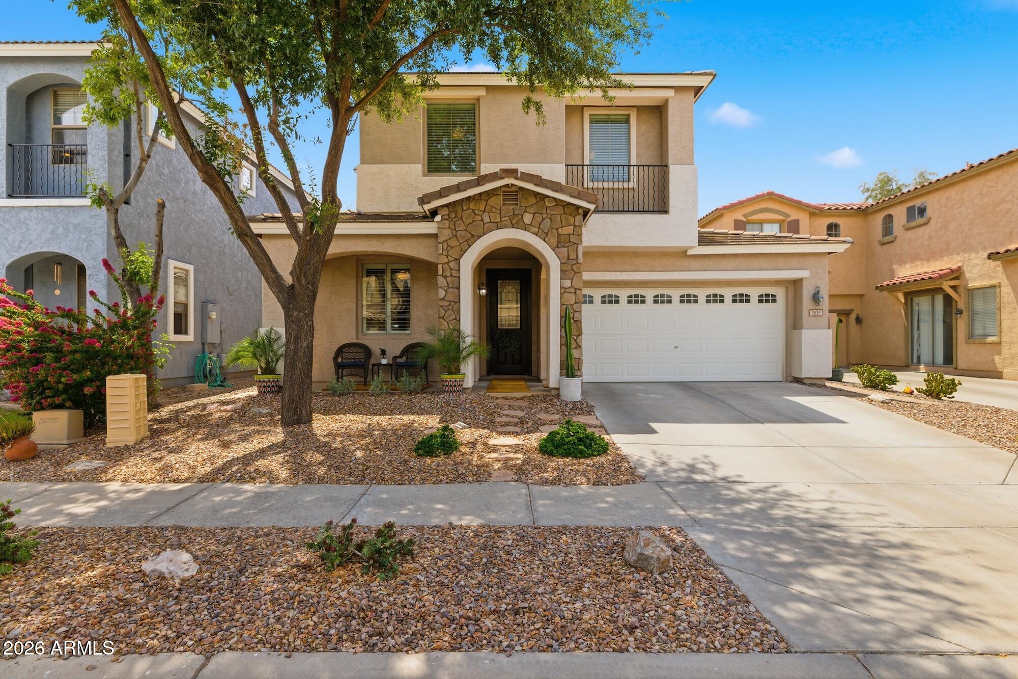 Welcome to this beautiful 3 bedroom,  3bath home with a dedicated office in the highly sought-after Power Ranch community! Featuring an amazing layout, this home offers the perfect blend of comfort and functionality. The spacious kitchen is a chef's dream with  abundant cabinetry, and a large center island perfect for entertaining. The primary suite provides a private retreat with an en suite  with an L shaped shower  and a walk-in closet. Two additional bedrooms and a home office offer plenty of flexible living space. Step outside to enjoy the fabulous backyard with a sparkling pool, ideal for relaxing or hosting guests. The garage includes built-in storage for added convenience. and polyaspartic flooring. Enjoy all the amenities Power Ranch has to offer in this exceptional home! There are tons of community amenities such as a Great golf course, walking trails, Basketball courts, parks, fishing lakes, tennis courts and more. There is something for everyone! Come see this fabulous home and make it yours!!
