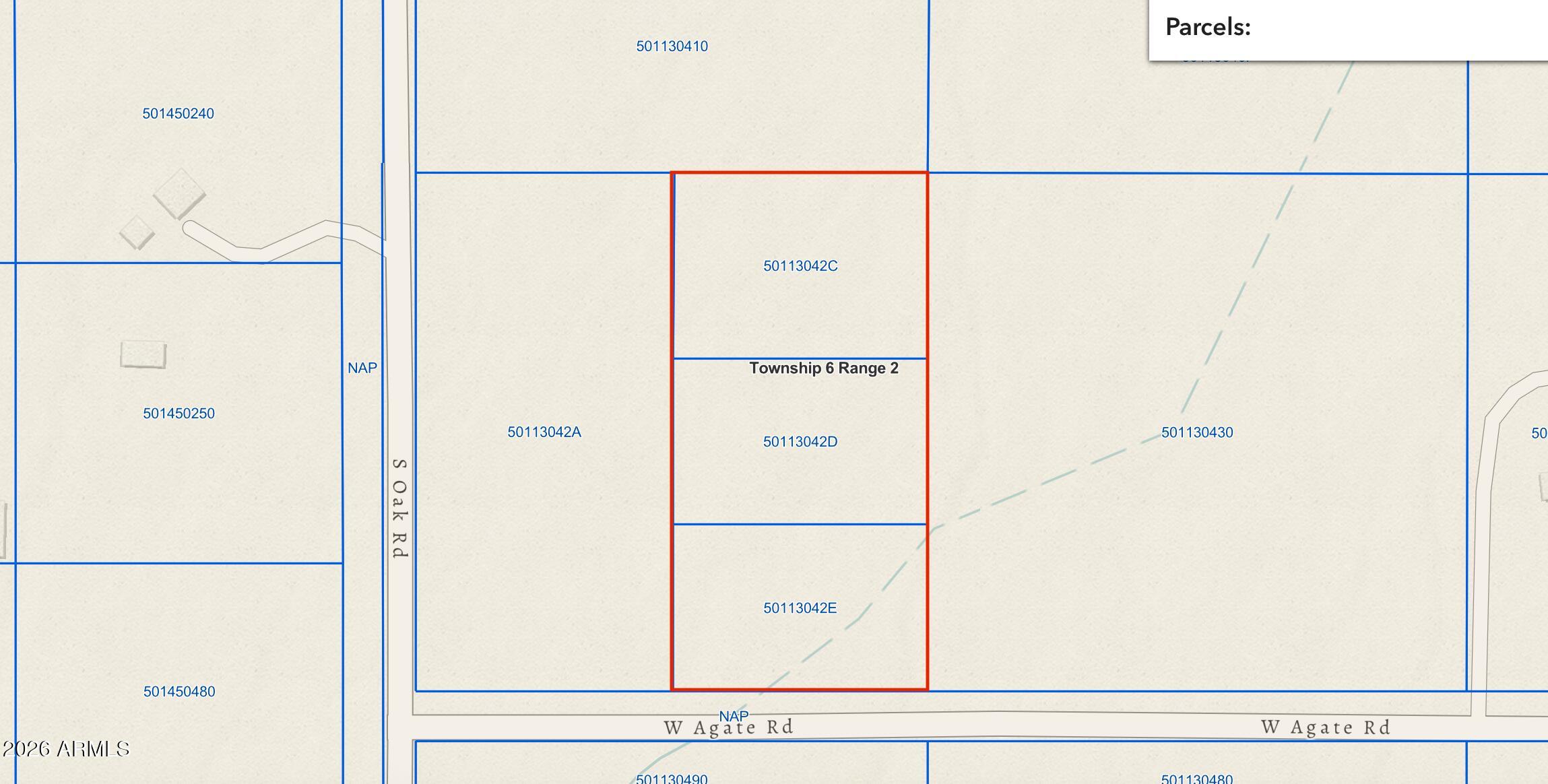 Hidden Valley Estates Unit 1 E 1/2 lot 101, parcels 1,2,3 - Land