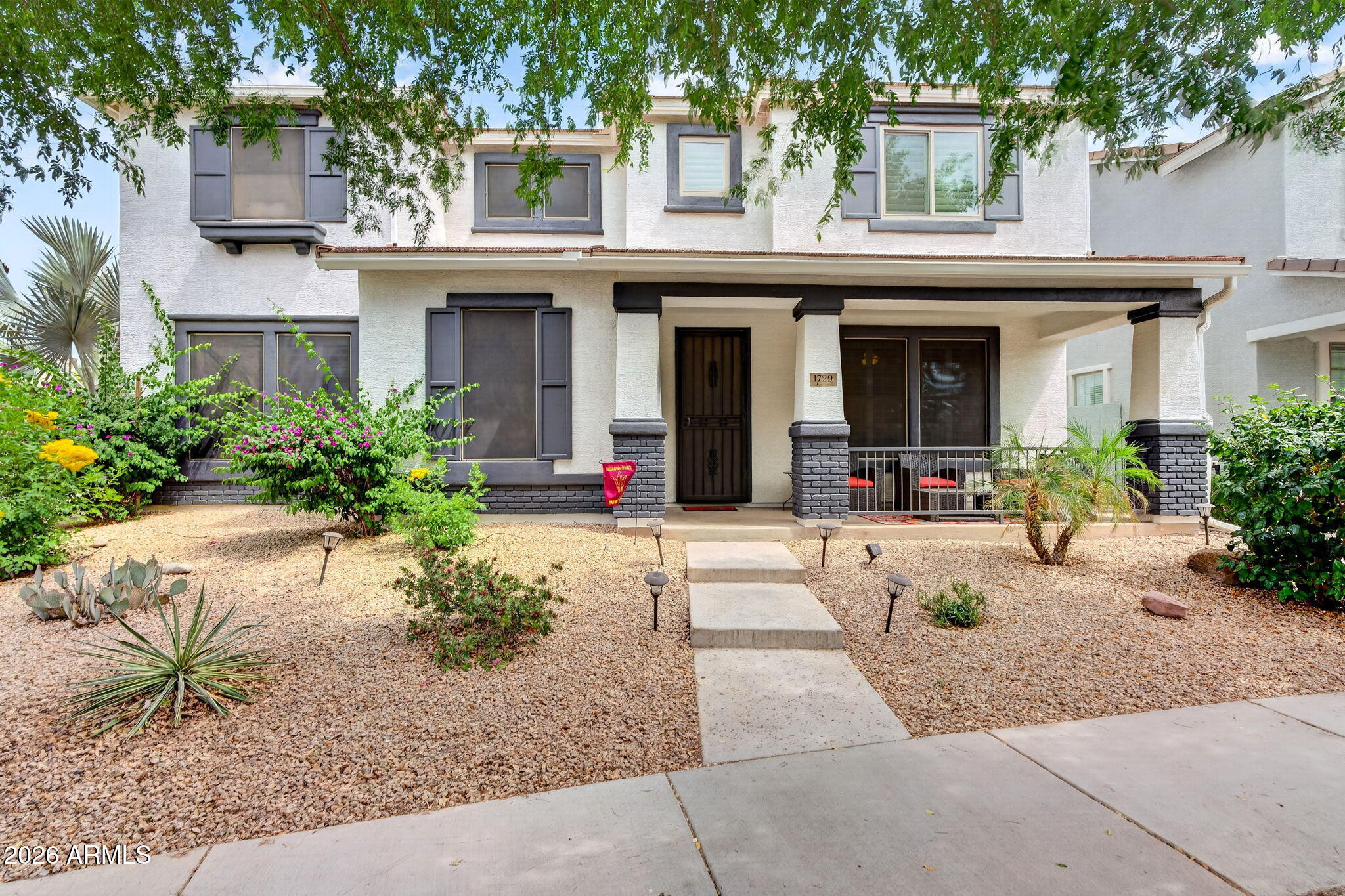 Exceptionally maintained 4 bedroom, 3.5 bathroom home with a dedicated office offers the perfect blend of comfort, functionality, and location in the heart of Gilbert.

Major updates have already been taken care of, including two TRANE AC units replaced (2022), entire roof underlayment, exterior of home painted, 10 Pella windows installed enhancing energy efficiency and overall comfort. 

Step outside to a low-maintenance, oasis-style backyard complete with a heated pool, perfect for year-round enjoyment in Arizona.

Close to all the best that Gilbert has to offer! -All Pool supplies Convey. 
-New water heater in 2025.
-Pool heater replaced in 2024.
-Dishwasher replaced in 2023. 
-Roof underlayment completely redone in 2023. 
-Full exterior of home painted in 2023.
-Both AC units replaced in 2022 (TRANE). 
-New washing machine in 2024. 
-Professional Alarm System is paid and professionally monitored until February of 2027.  
-Pool subpanel was recently replaced in 2024. 
-10 new windows installed in 2024.
-Water softener replaced in 2021.
-Dishwasher replaced in 2023.