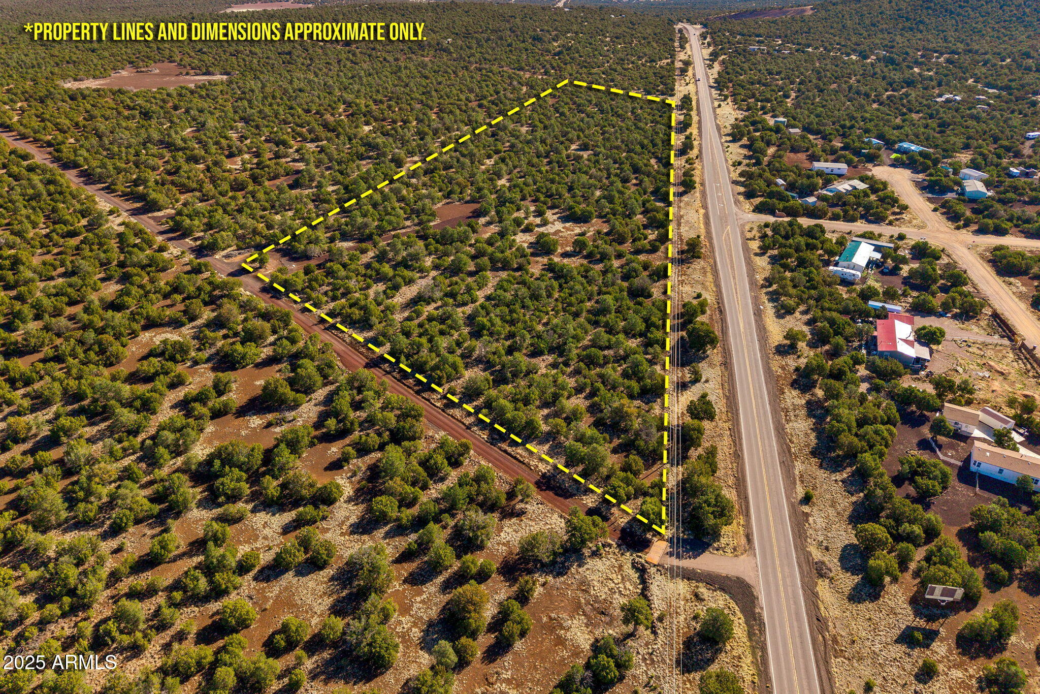 This unique property has so much to offer. Wildlife and bird watching is abundant and the views of higher peaks surrounding the area are spectacular. The property is a 15 minute drive to the town of Show Low, the commerce center of the area. Convenient access from State Route 61 provides clean access without driving for miles over rough and muddy roads. The main entrance from Route 61 is private, and gated, and the main road is maintained by agreement. With electricity available at lot lines, and a passing perc test with up to 4 bedroom conventional septic system on file with the County, this property is ready for your primary home or seasonal retreat in the White Mountains.