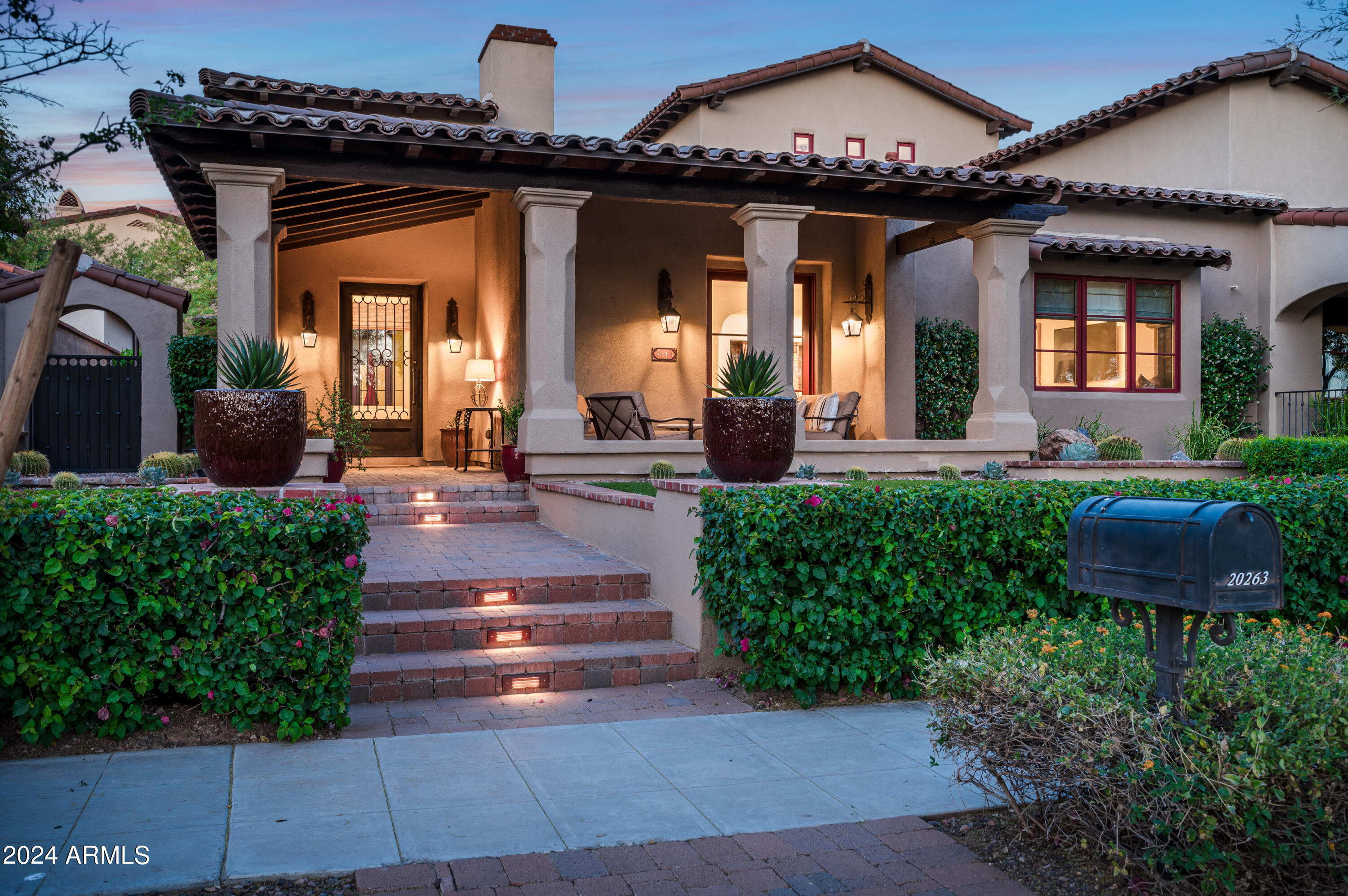 Welcome to Ethel's Garden and this stunning low maintenance Park Villa in the exclusive guard gated Silverleaf community, offering a great room floor plan, gourmet kitchen, and total privacy and serenity. This home has been meticulously maintained for years! The kitchen features SubZero & Wolf appliances with a large granite island and generous dining room that opens up to the backyard. Step in to your own outdoor retreat with a North facing backyard with perfect covered patio space and in-ground spa with new heater. The primary bedroom is located on the main level along with additional office/flex space. Two ensuite guest bedrooms are upstairs with a spacious media/bonus room with mountain views, creating the perfect blend of living spaces. Recent updates include a new energy star Carrier Infinity HVAC, Control4 System, tankless hot water heater, landscaping irrigation system and an EV charging station. 

Silverleaf, locating in North Scottsdale, Arizona, is a prestigious guard gated community known for its luxurious estates, exclusive golf course, private Club and stunning desert landscapes. The Tom Weiskopf-designed Silverleaf Golf Course is a highlight for golf enthusiasts. With a blend of Spanish and Mediterranean-inspired architecture, the community offers a high standard of living, including upscales amenities like spas, fine dining, and exclusive shopping. Residents enjoy a harmonious balance between modern luxury and the natural beauty of the desert environment, making Silverleaf a sought-after destination for those seeking an exceptional lifestyle in North Scottsdale.