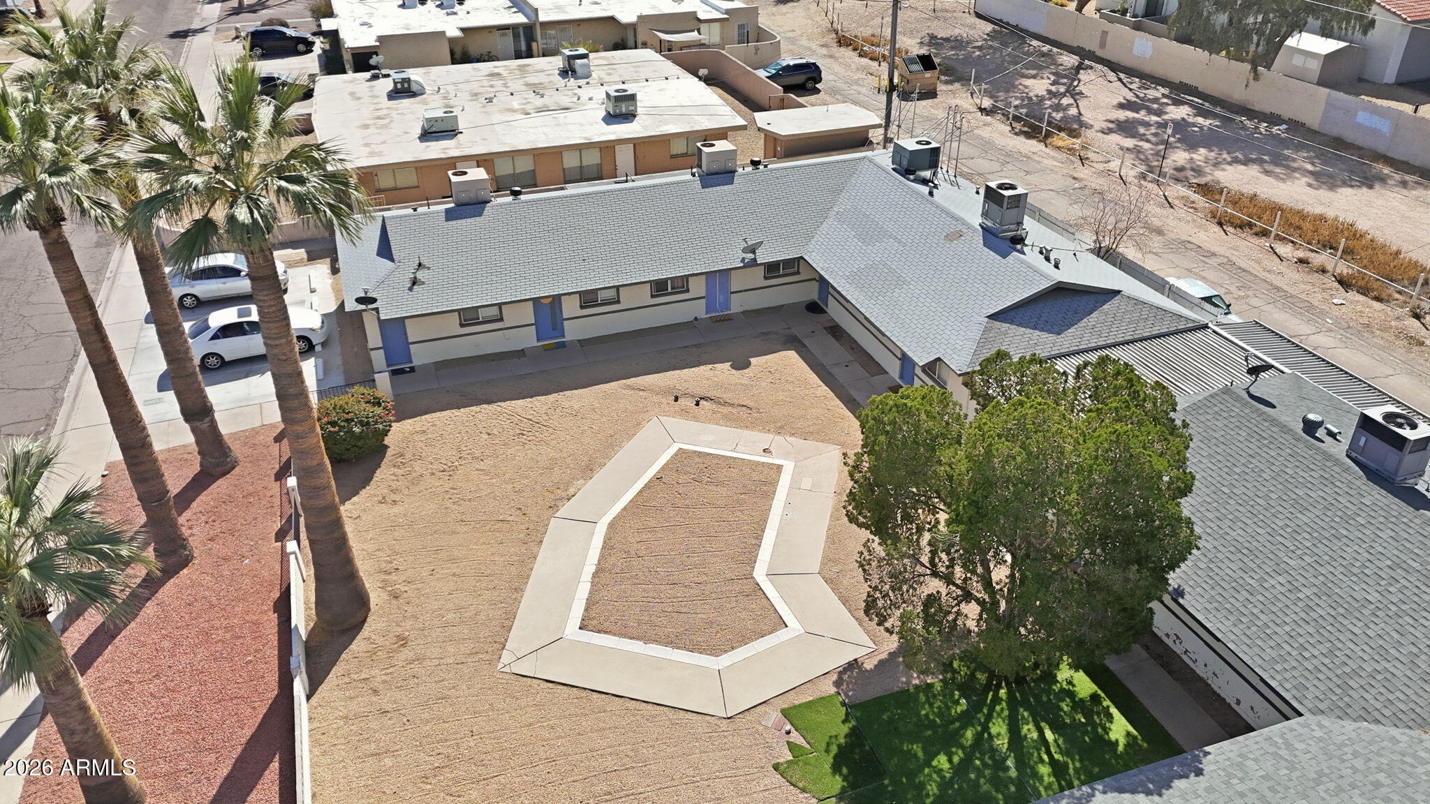 This turnkey, recently renovated Four Plex presents an exceptional investment opportunity in the heart of Old Town Scottsdale, one of the area's most desirable and high-demand locations. The property features a well-balanced unit mix of three - 1/bed, 1/bath units with luxury vinyl floors and one - 2/beds, 1/bath unit, with new tile floors. Each residence offering its own en suite laundry, and a private patio, enhancing tenant comfort and desirability. The complex also includes 4 on-site storage units, adding value to the property.
Ideally located down the street from Paiute Park, and less than two miles from Old Town Scottsdale.  The property offers easy access to Scottsdale Fashion Square, Spring Training facilities, premier dining, entertainment, shopping, the Phoenix Zoo, Botanical Garden, Sky Harbor International Airport, and world-class golf. Situated in a prime rental market known for strong demand and long-term growth, this fully rented multifamily asset represents a low-maintenance investment with consistent income potential.
Don't miss this outstanding opportunity to own a Four Plex in one of Scottsdale's most sought-after neighborhoods.