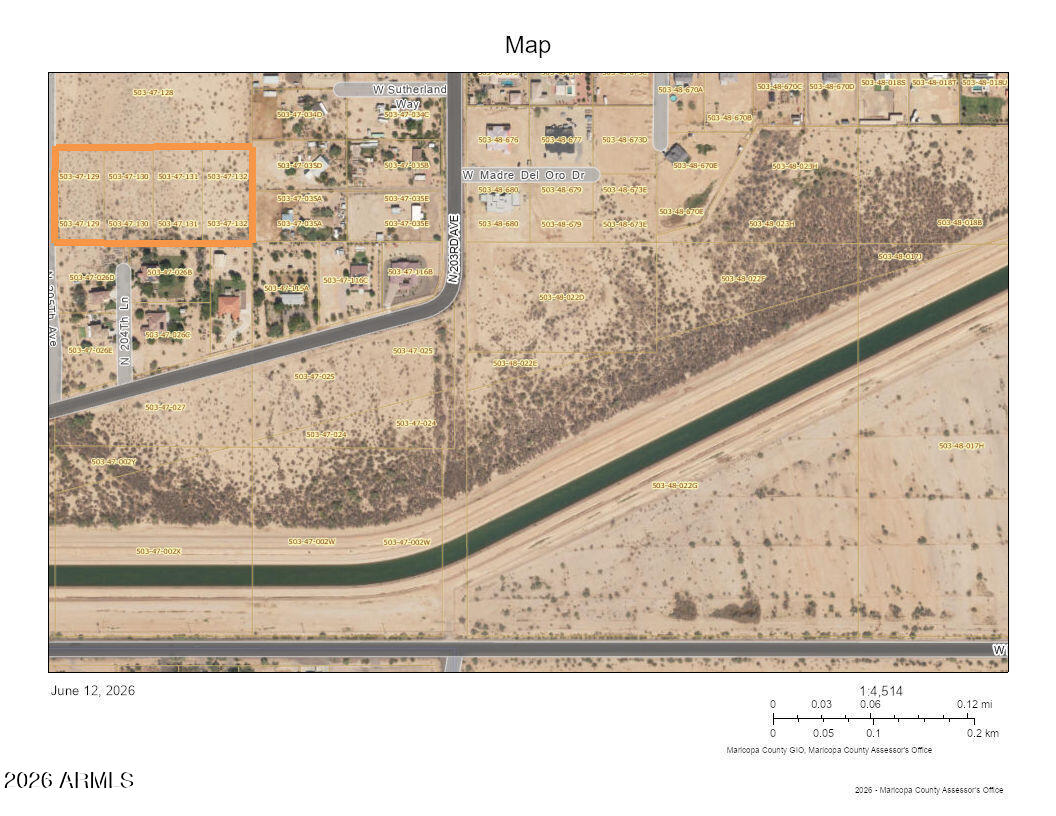 Includes: APN 503-47-129, 503-47-130, 503-47-131 and 503-47-132.   Unincorporated County - Land
