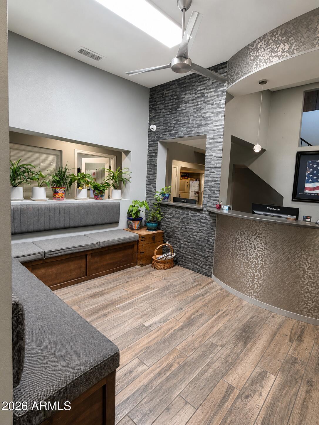 Offered at $650,000, this ±2,618 SF two-story office condominium presents a rare owner-user acquisition opportunity in the desirable
Piestewa Peak office submarket. The Property features a highly functional layout with eight private offices, a spacious conference room,
reception area, break room, storage space, and two restrooms, including one with a shower. Situated within an established office complex near 16th Street and Glendale Avenue, the Property offers convenient access to SR-51, the Camelback Corridor, and Downtown Phoenix.