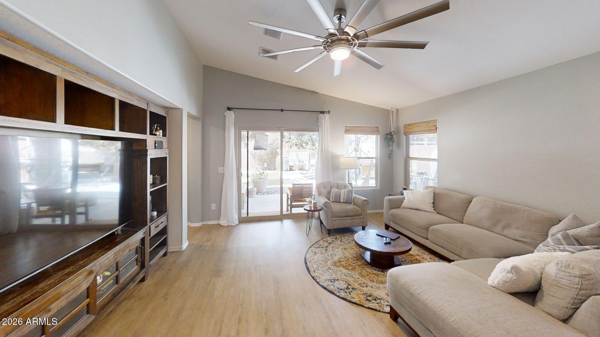 PRICE IMPROVEMENT! Las Brisas living at its finest. Beautifully maintained 4br/2ba with open floor plan. Kitchen features elegant soapstone counters, double sink and shiplap backsplash. Beautiful private Master Suite and a spacious clustered 3 bedroom /bathroom area. Two-car garage with RO system and  pre-wired for EV charging. You'll especially love the backyard retreat showcasing mature trees and a variety of landscaping and features where friends and family gather for entertaining or tuck yourself away in your favorite private retreat. Close to elementary and middle school.
Don't miss out on this wonderful home.