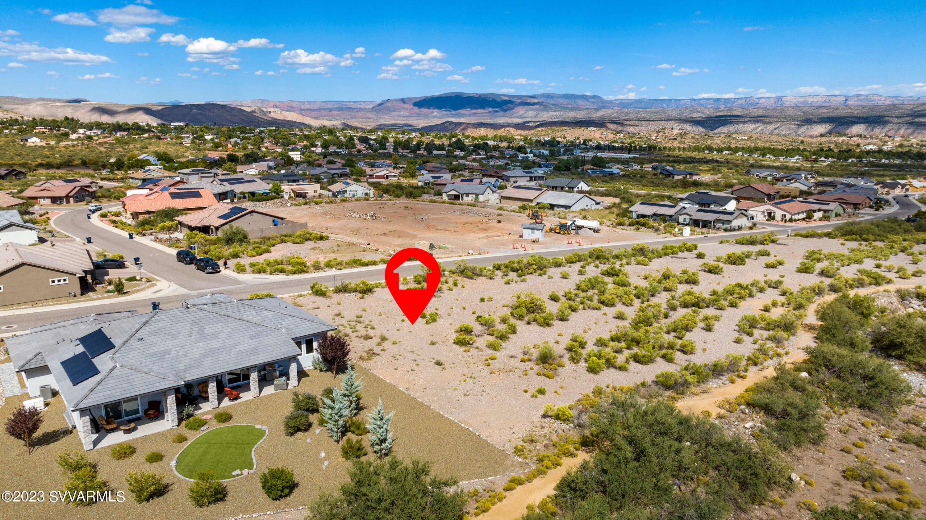 Presenting a superior view custom building lot, situated within the esteemed Crossroads at Mingus community. Wake up to the majestic Mingus and Sedona Red Rock vistas every day.  Custom level building lot on .33 acre.  Sewer available. 2000 Sq. Ft Minimum Don't miss this opportunity to create your dream lifestyle in a location that's truly remarkable. 
Possible Owner Carry!